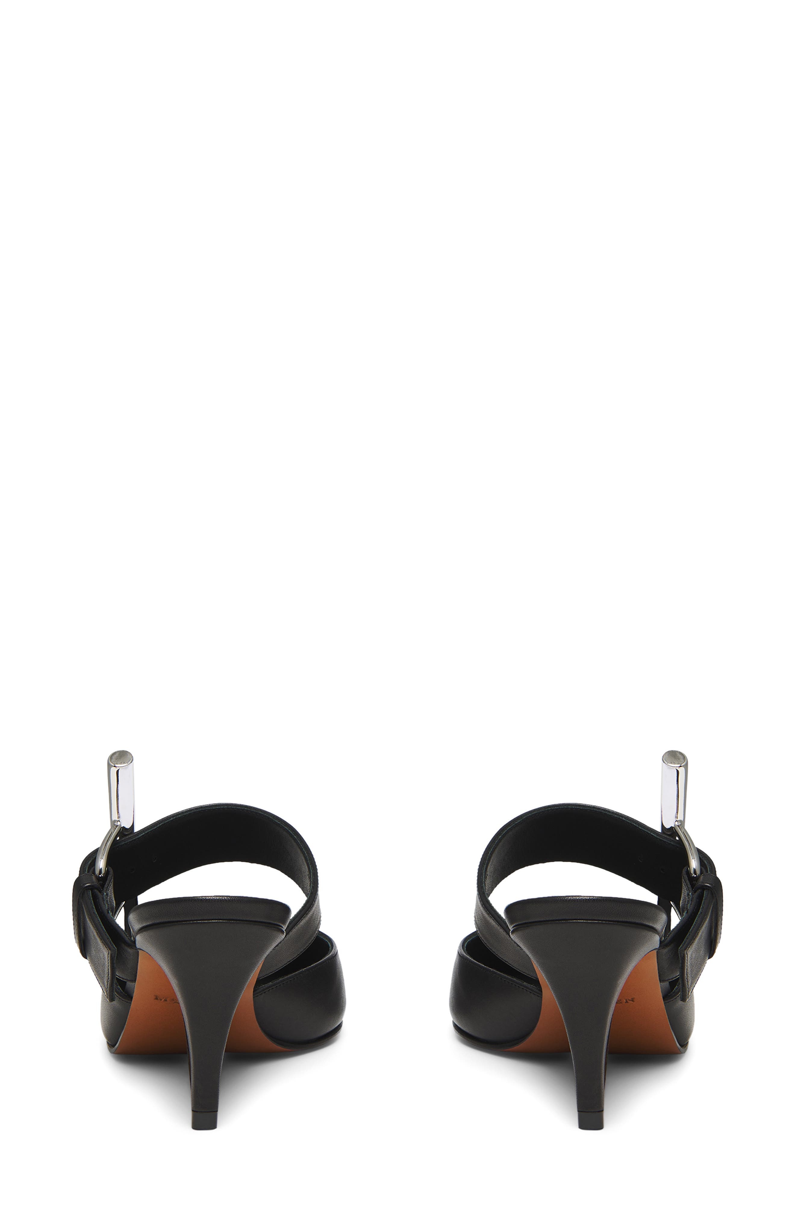 Alexander McQueen Birdee Pointed Toe Mule in Black at Nordstrom - 4