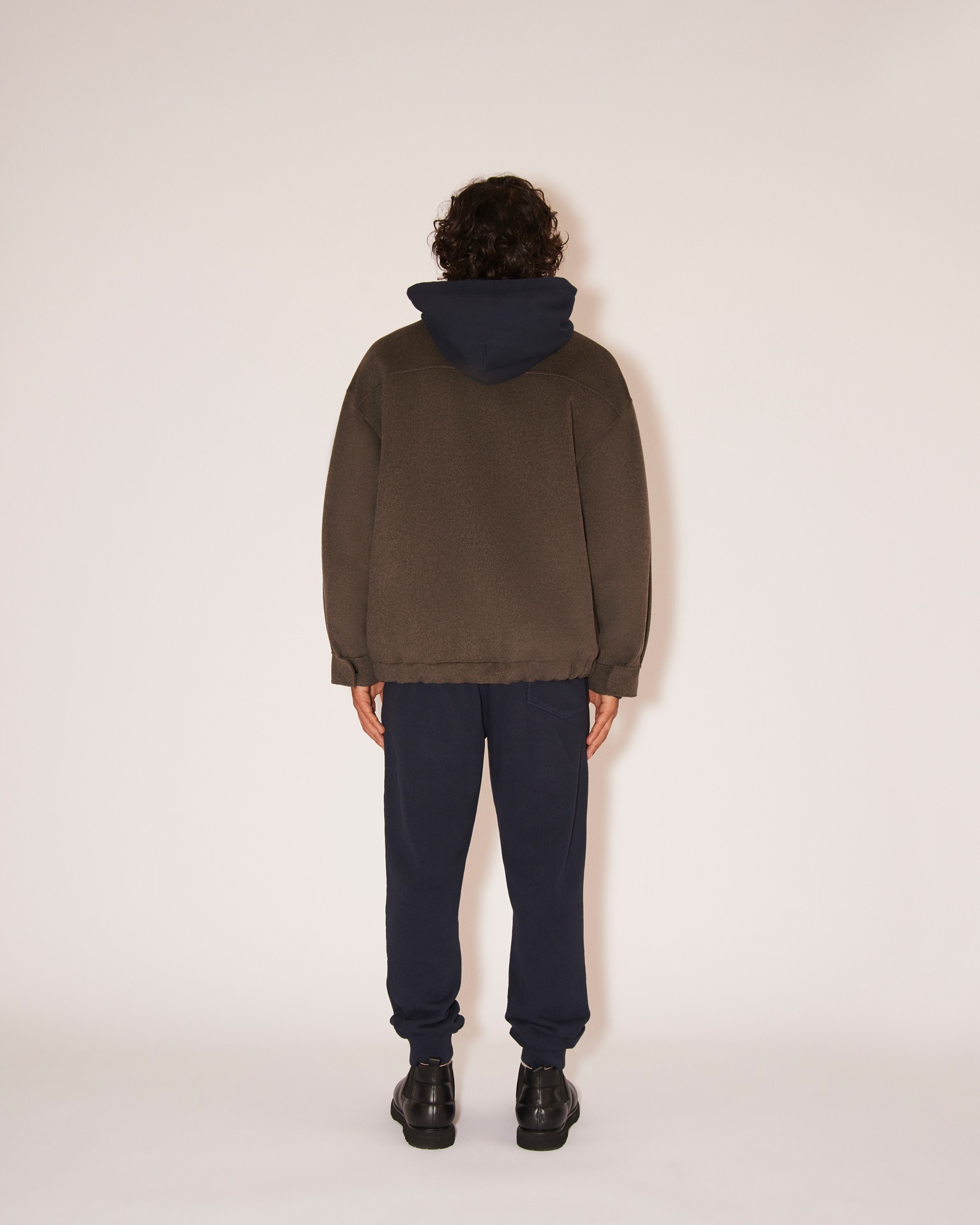 DRUE - Double wool jacket - Dark Grey - 4