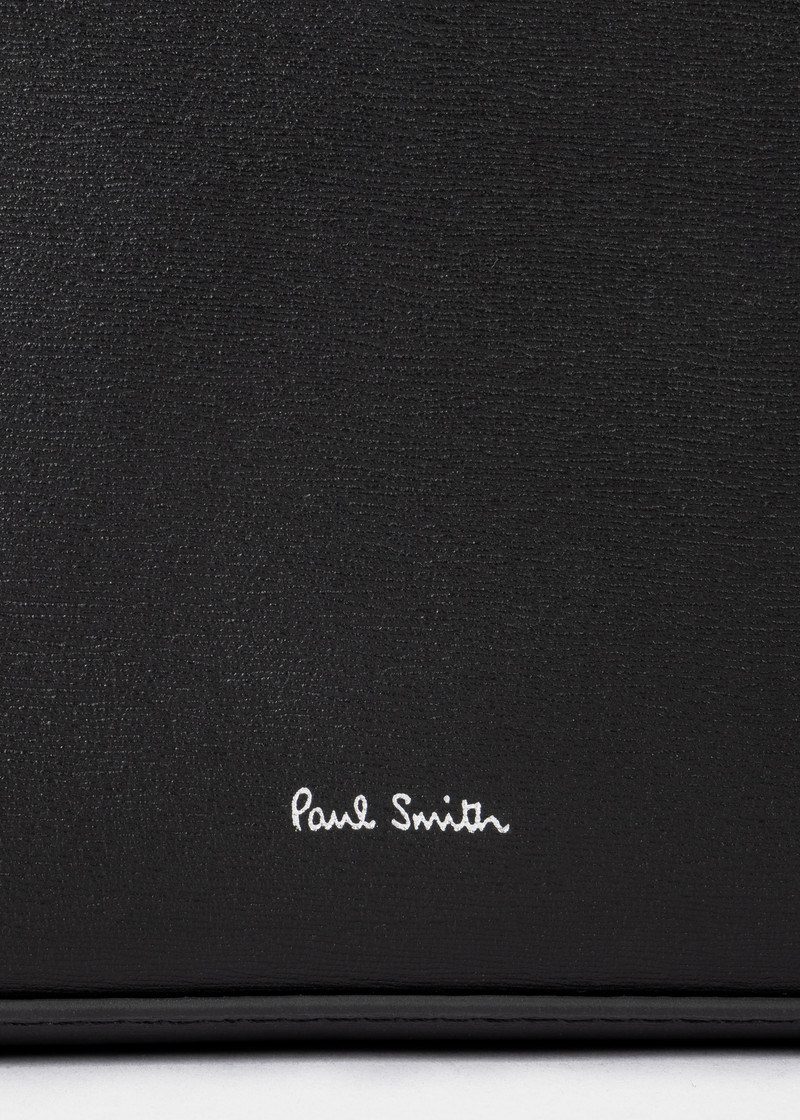 Paul Smith Black Leather Signature Wash Bag outlook