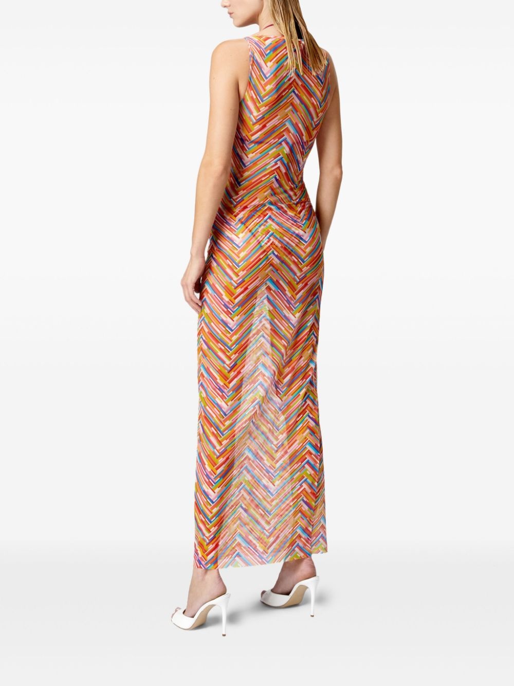 printed maxi dress - 4