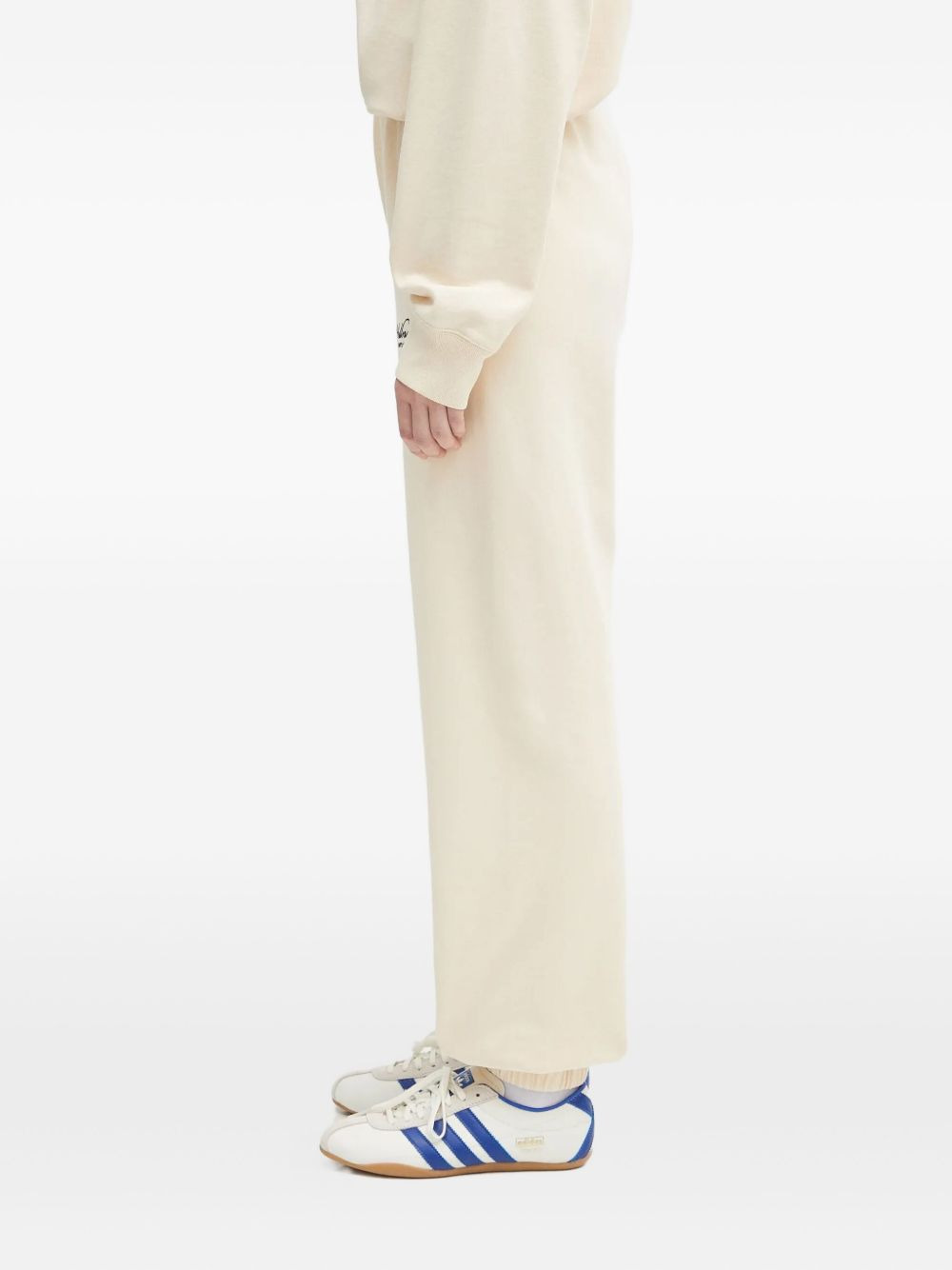 embroidered cuffed trousers - 3