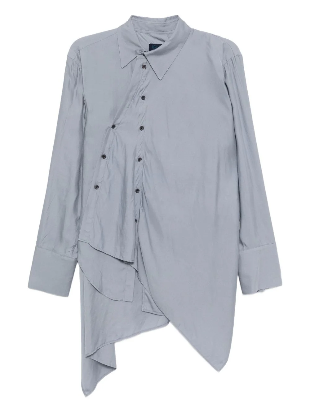 asymmetric draped shirt - 1
