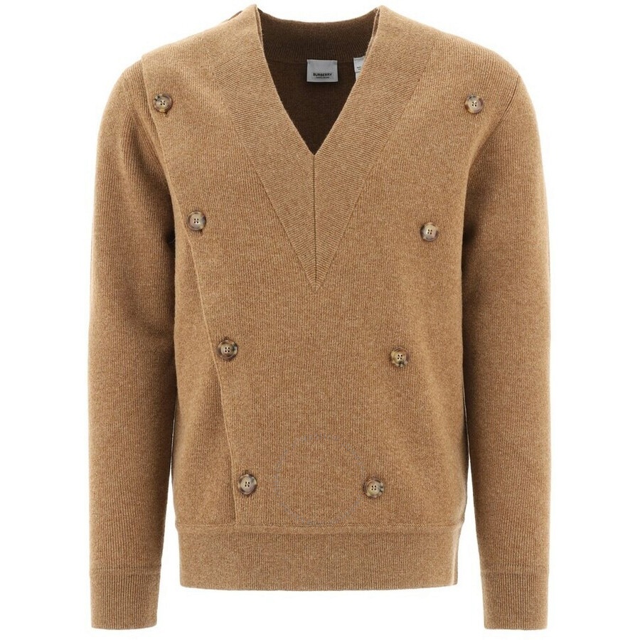Burberry Men's Double-breasted V-neck Jumper - 2