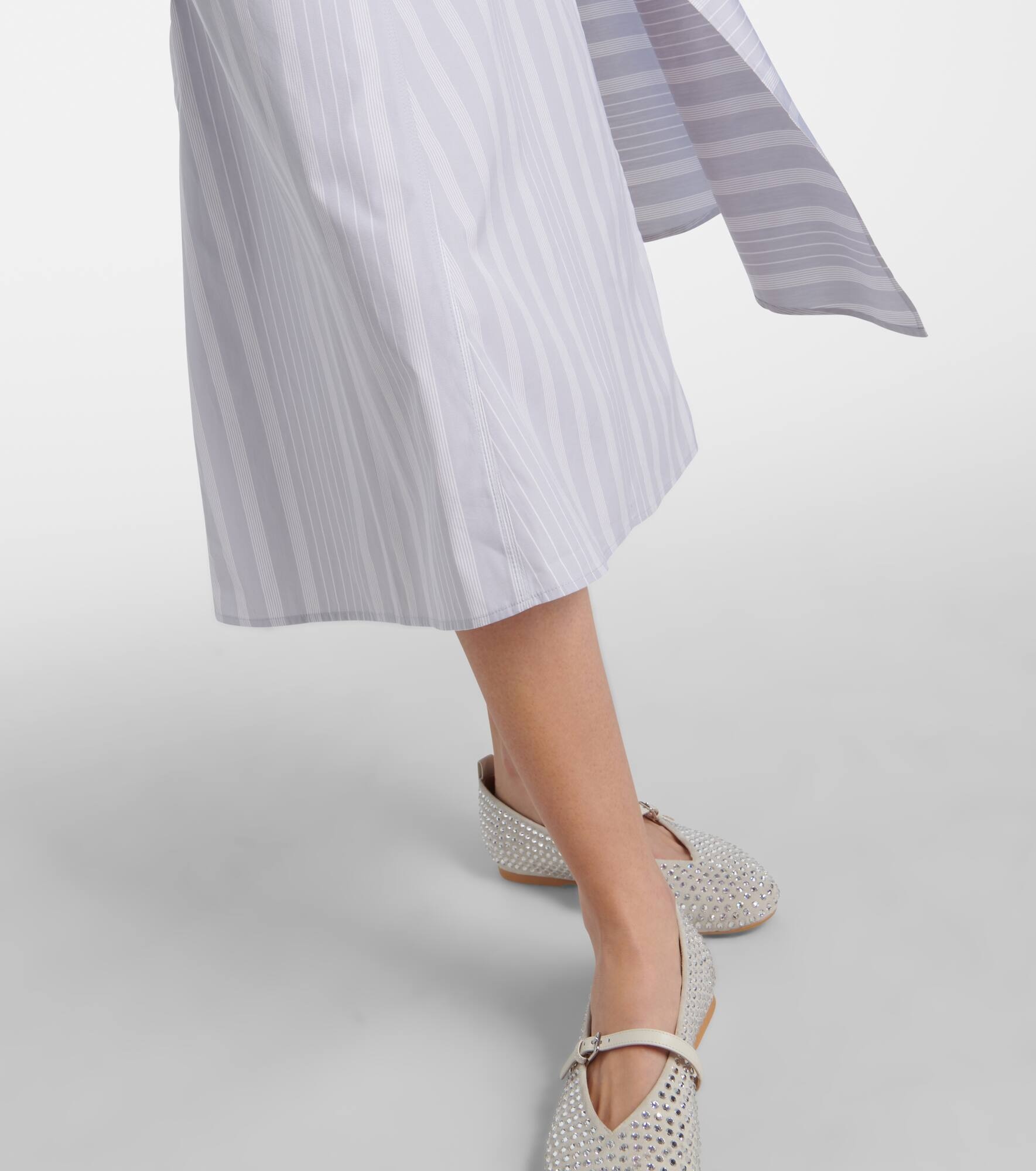 JW Anderson Patchwork cotton midi skirt | mytheresa | REVERSIBLE