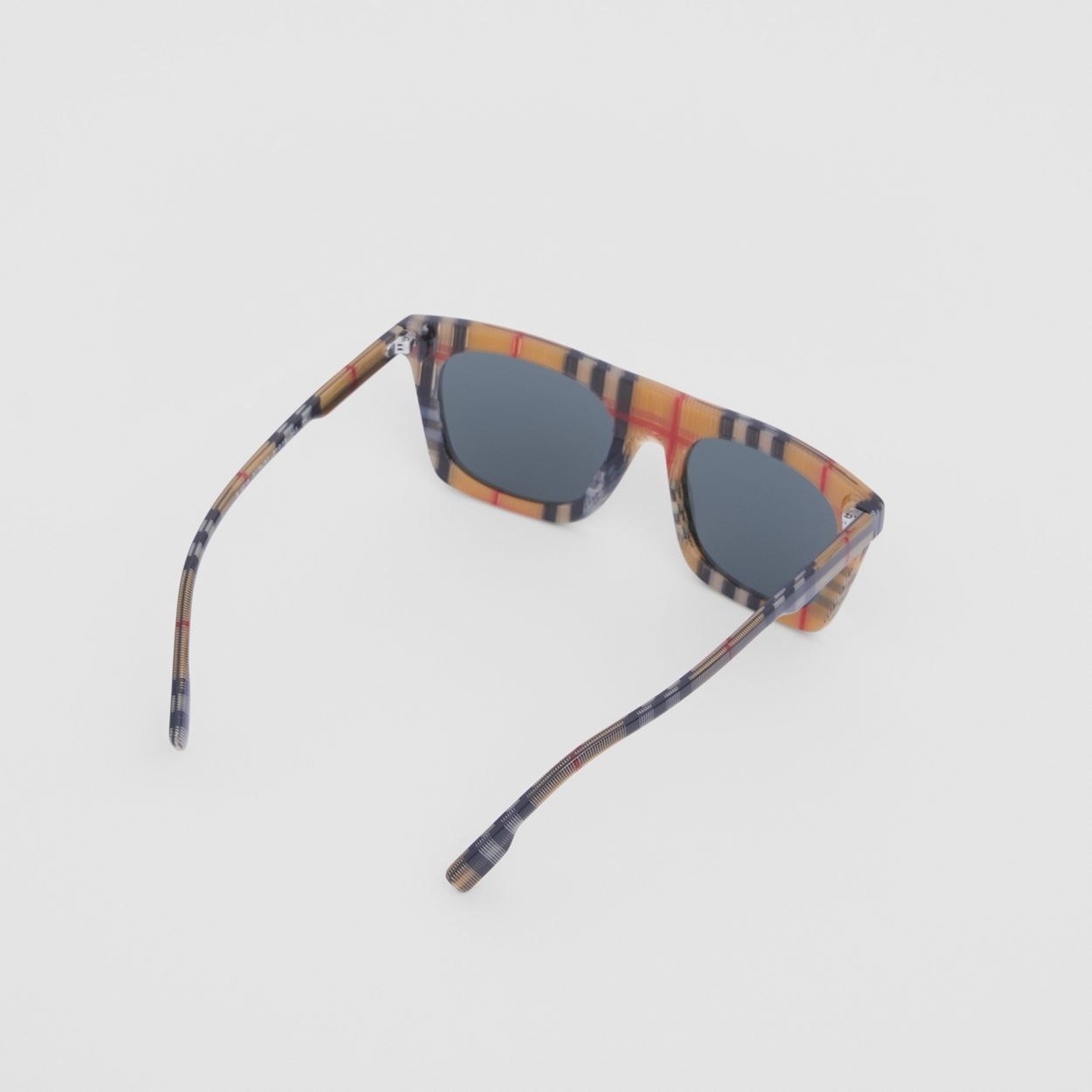 Vintage Check Rectangular Frame Sunglasses - 5