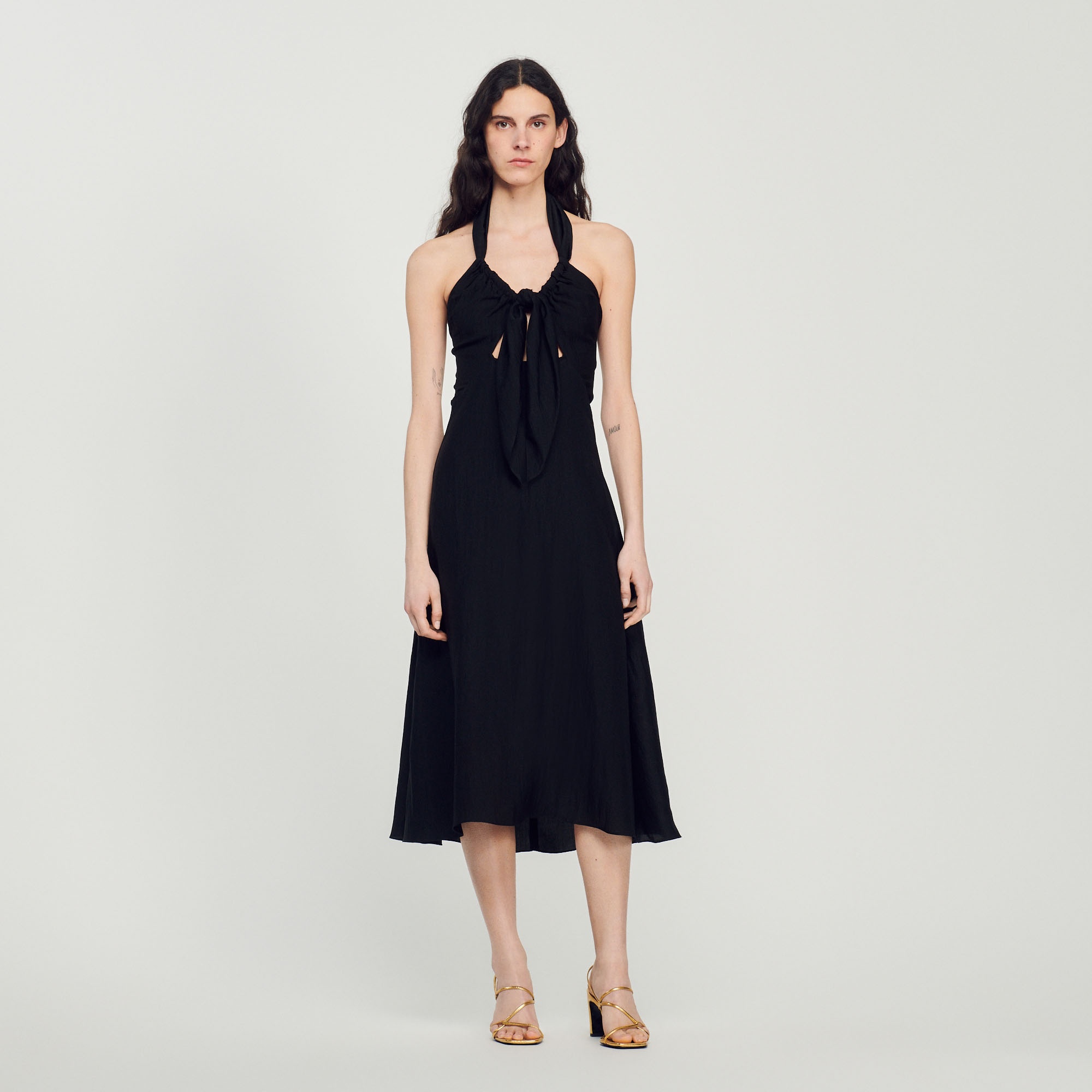Tied backless dress - 3