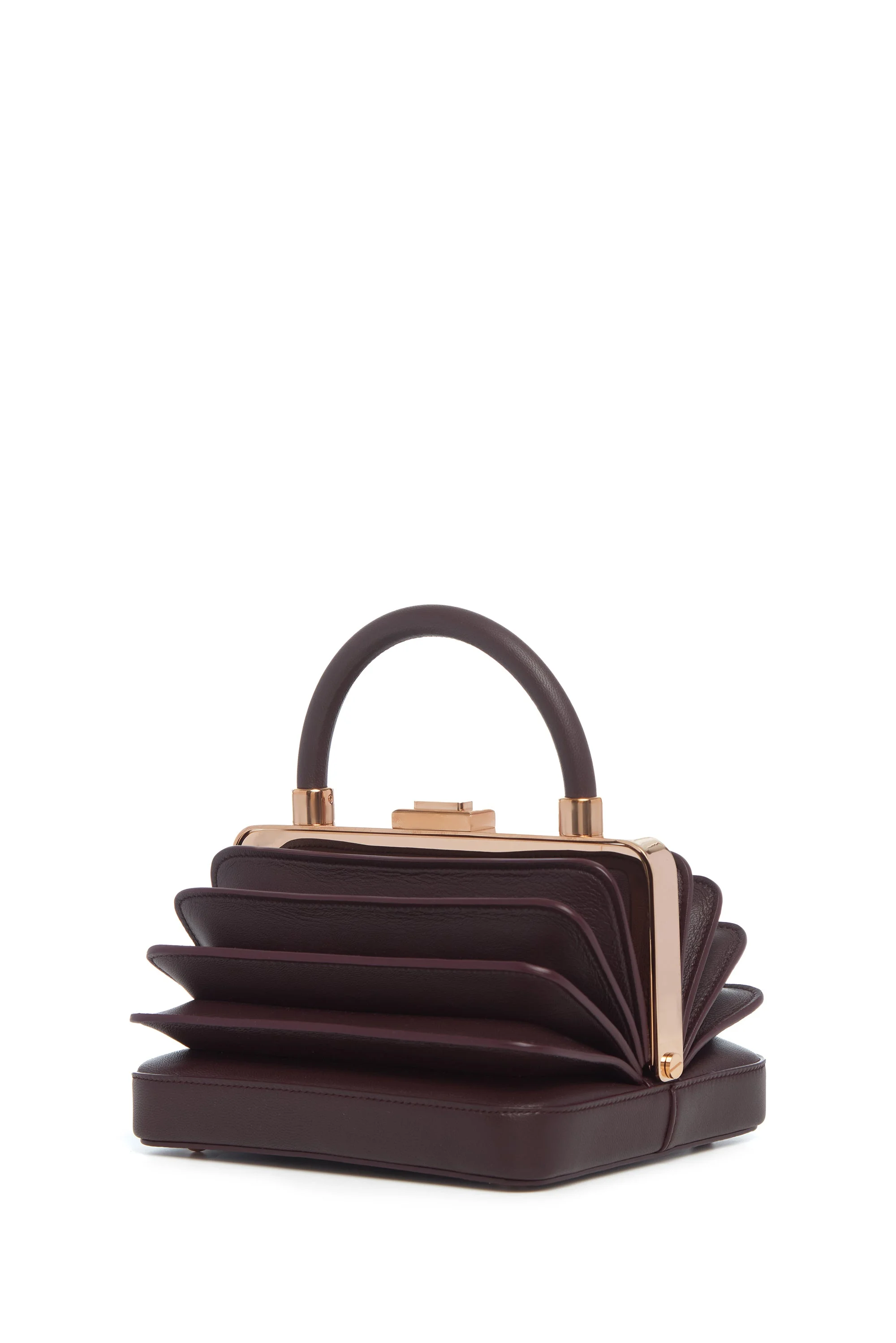 Diana Bag in Bordeaux Nappa Leather - 1