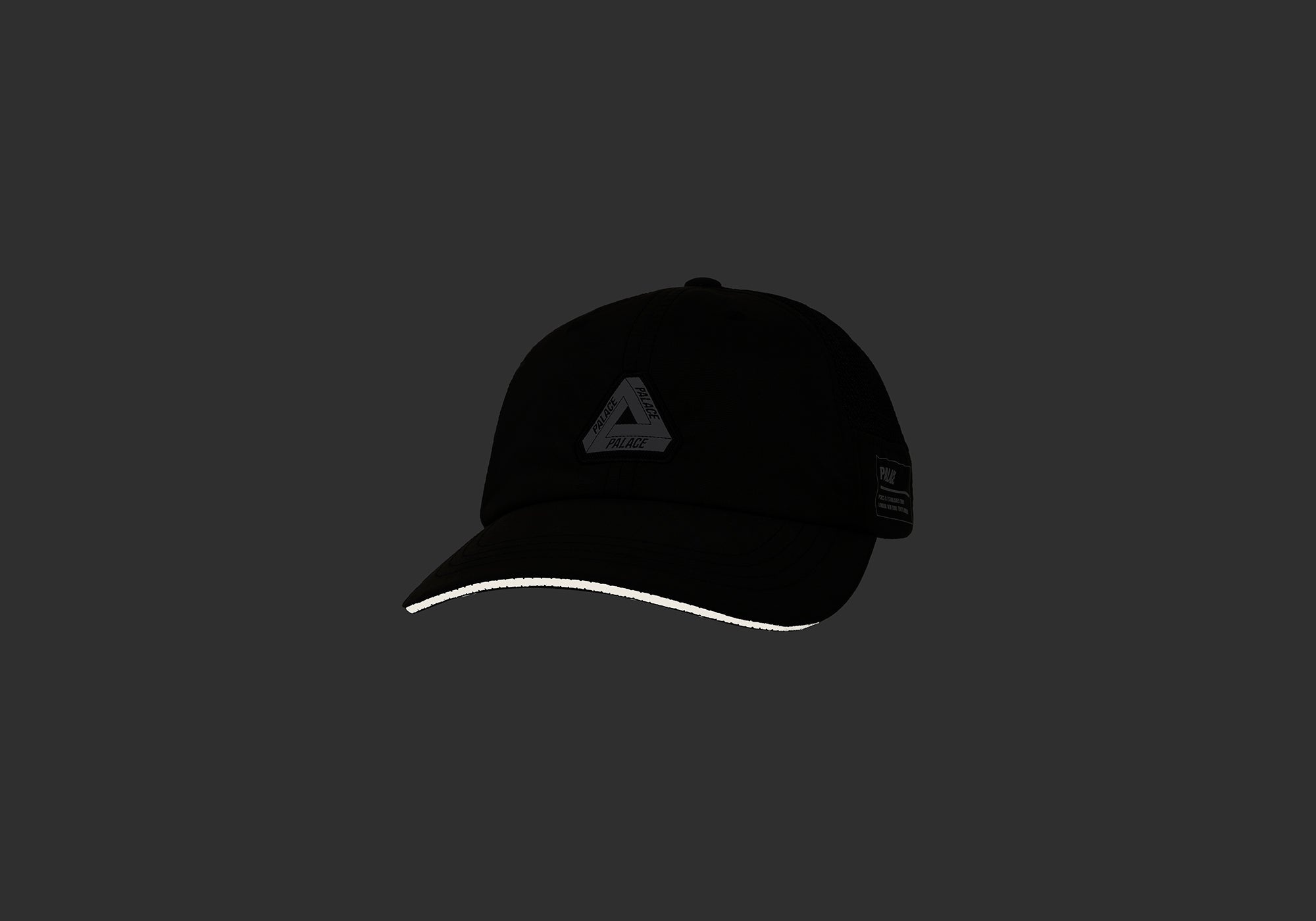 PALACE MILITARY SHELL TRI-FERG PATCH 6-PANEL BLACK | REVERSIBLE