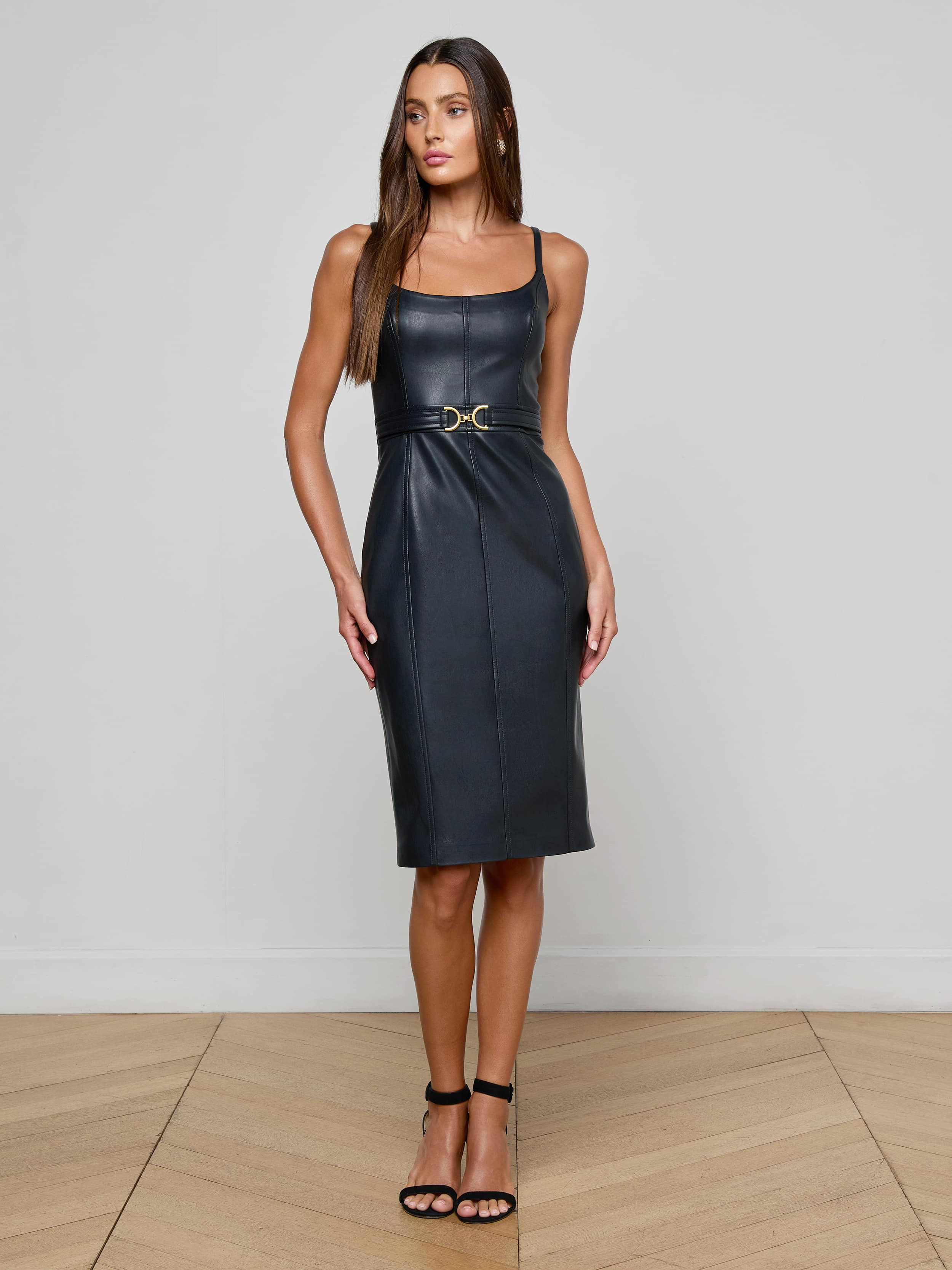 Halia Vegan Leather Dress - 2