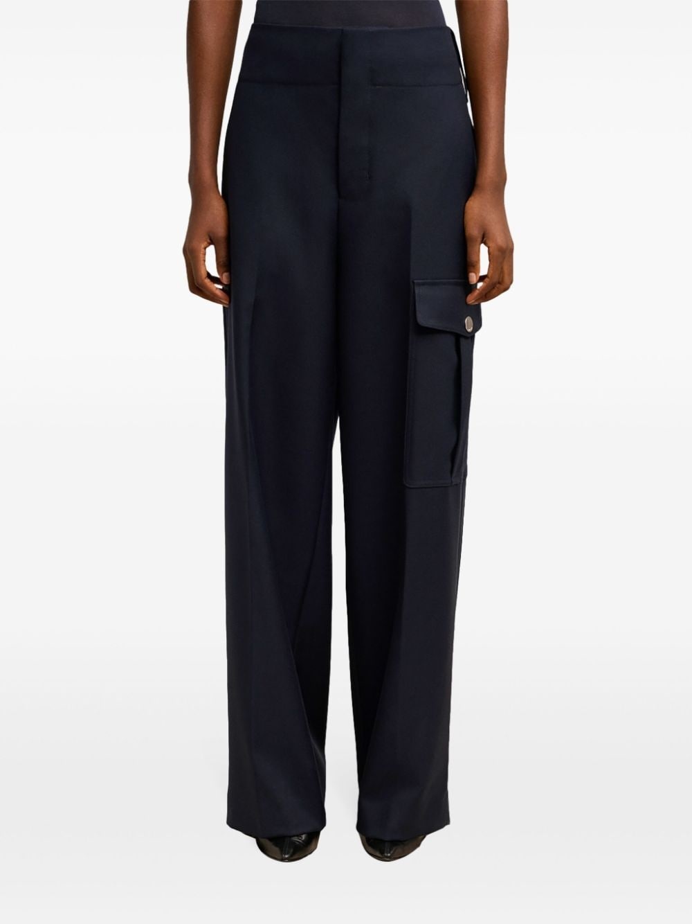 straight fit cargo trousers - 5