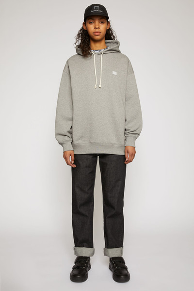 Acne Studios Hooded sweatshirt light grey melange outlook