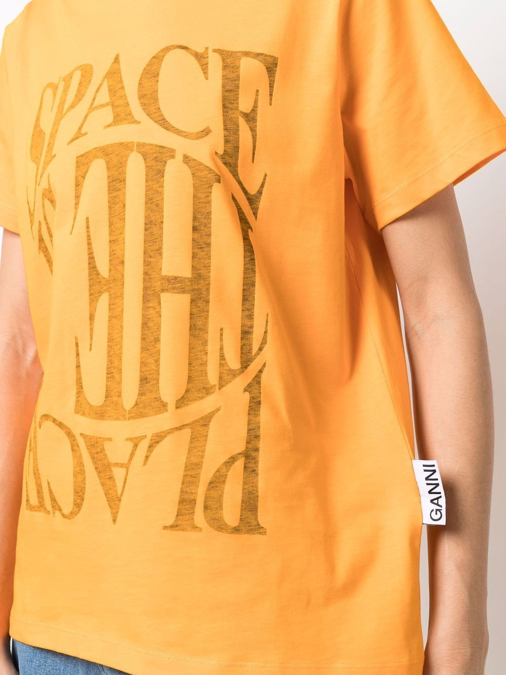 slogan print T-shirt - 5