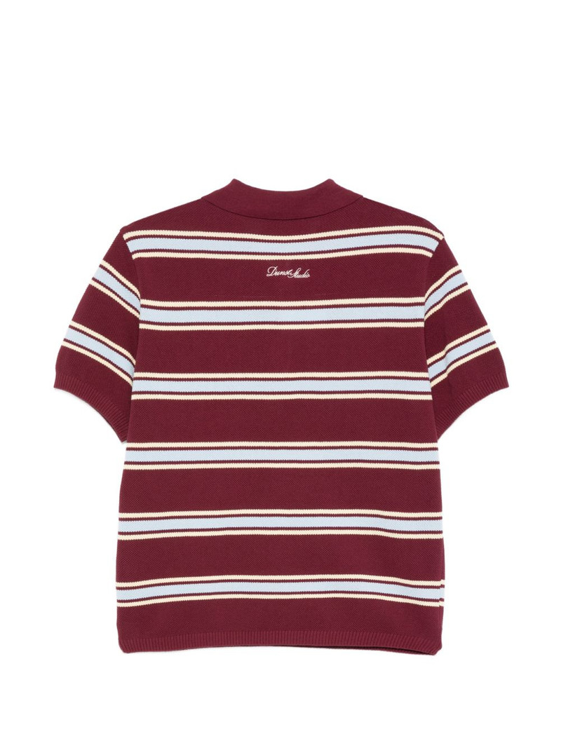 Dunst striped polo shirt outlook