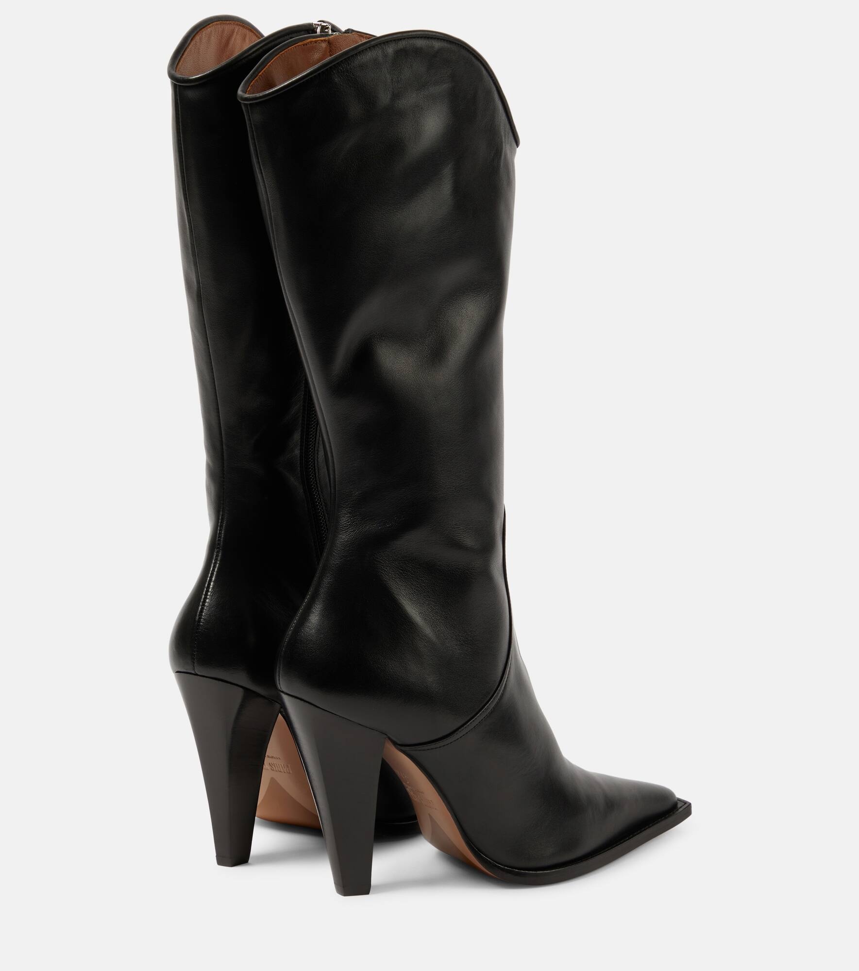 Nadia 105 leather knee-high boots - 3