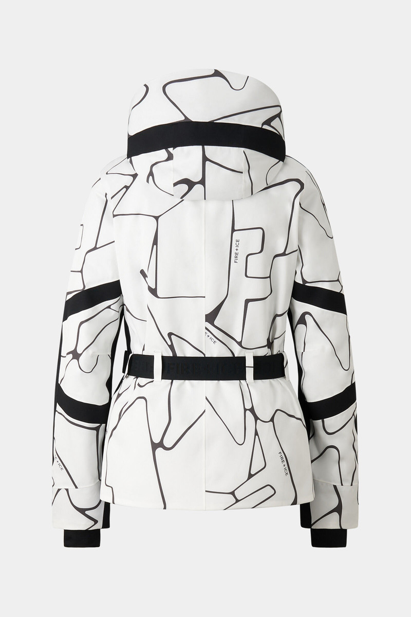 Moia Ski jacket in White/Black 3