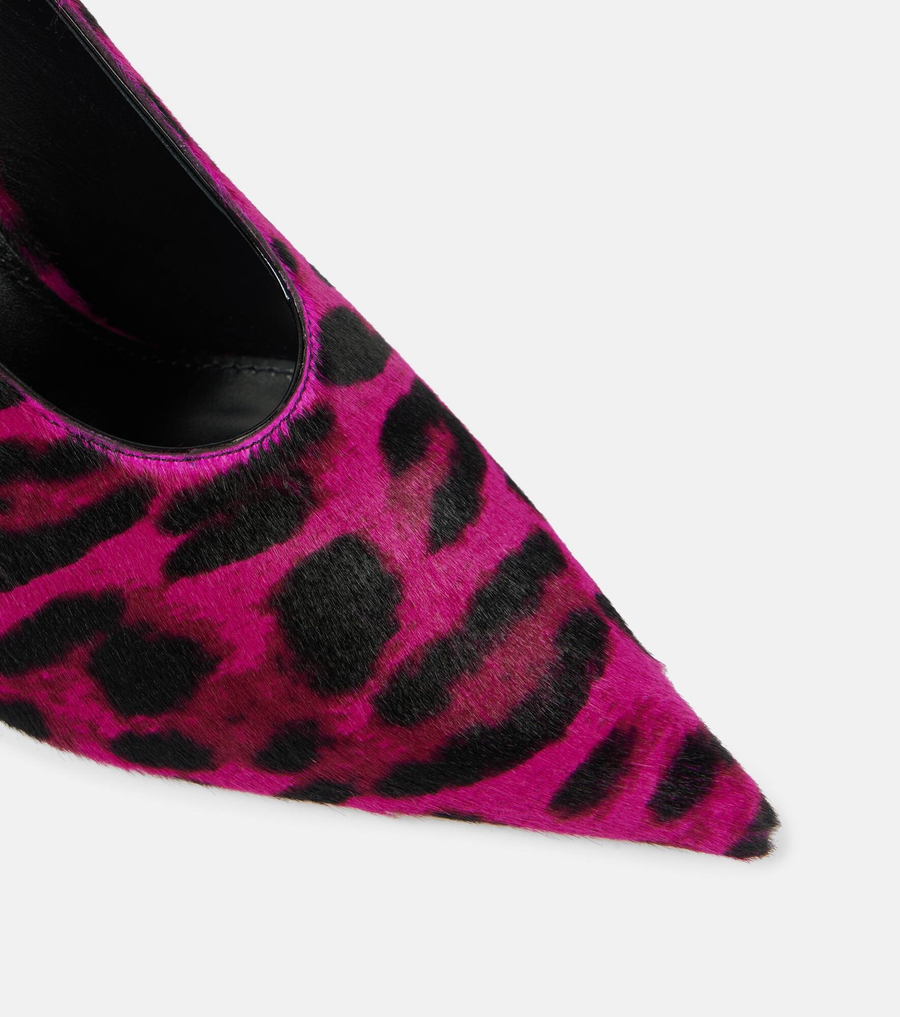 Jessica 105 leopard-print calf hair pumps - 5