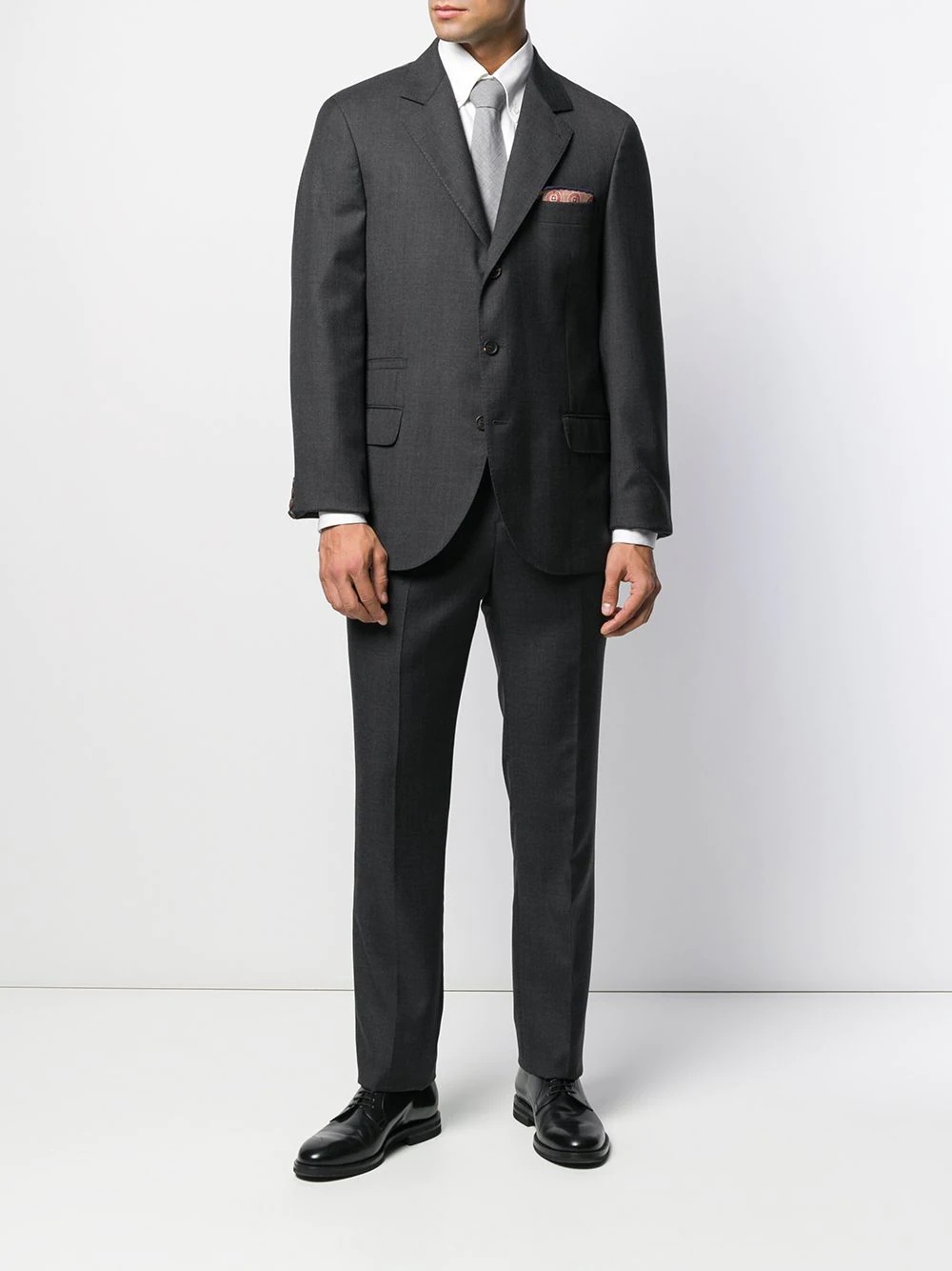 micro-check suit jacket - 2