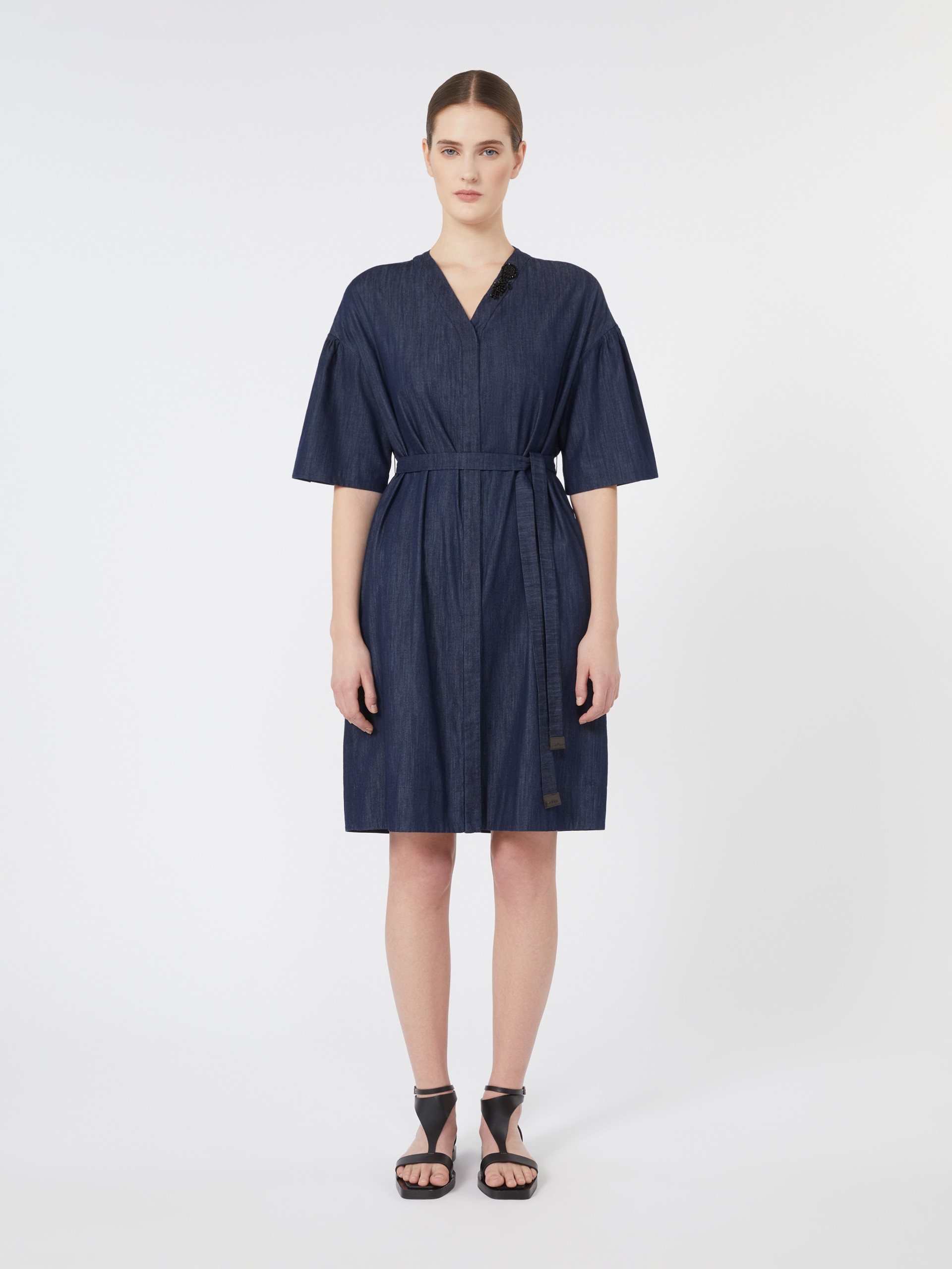 DANIA Cotton denim dress - 3