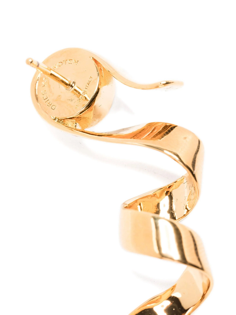 Dries Van Noten Dries Van Noten Spiral Stone Earrings outlook