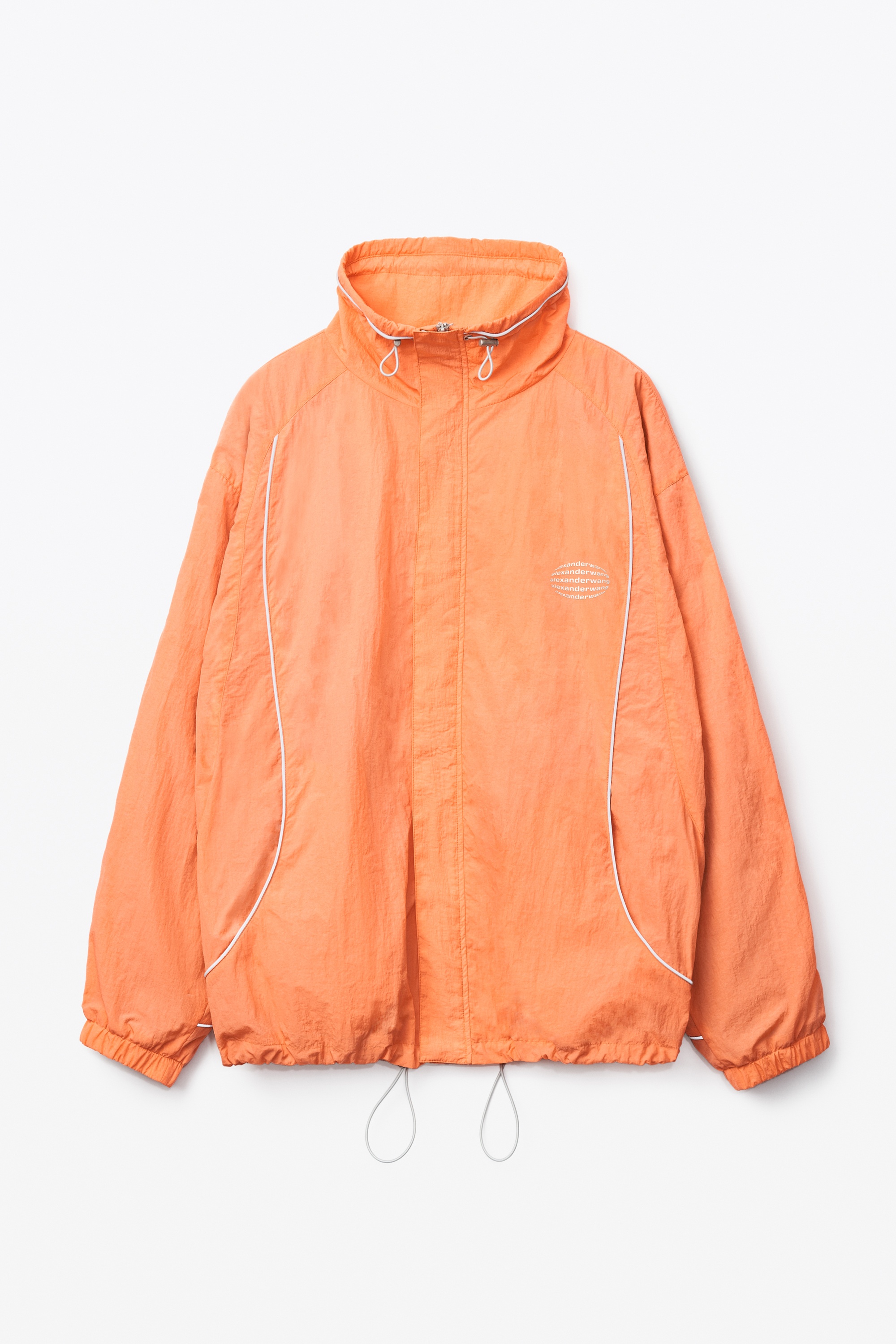 Alexander Wang TRACK JACKET IN HEAVY WASHED NYLON | REVERSIBLE