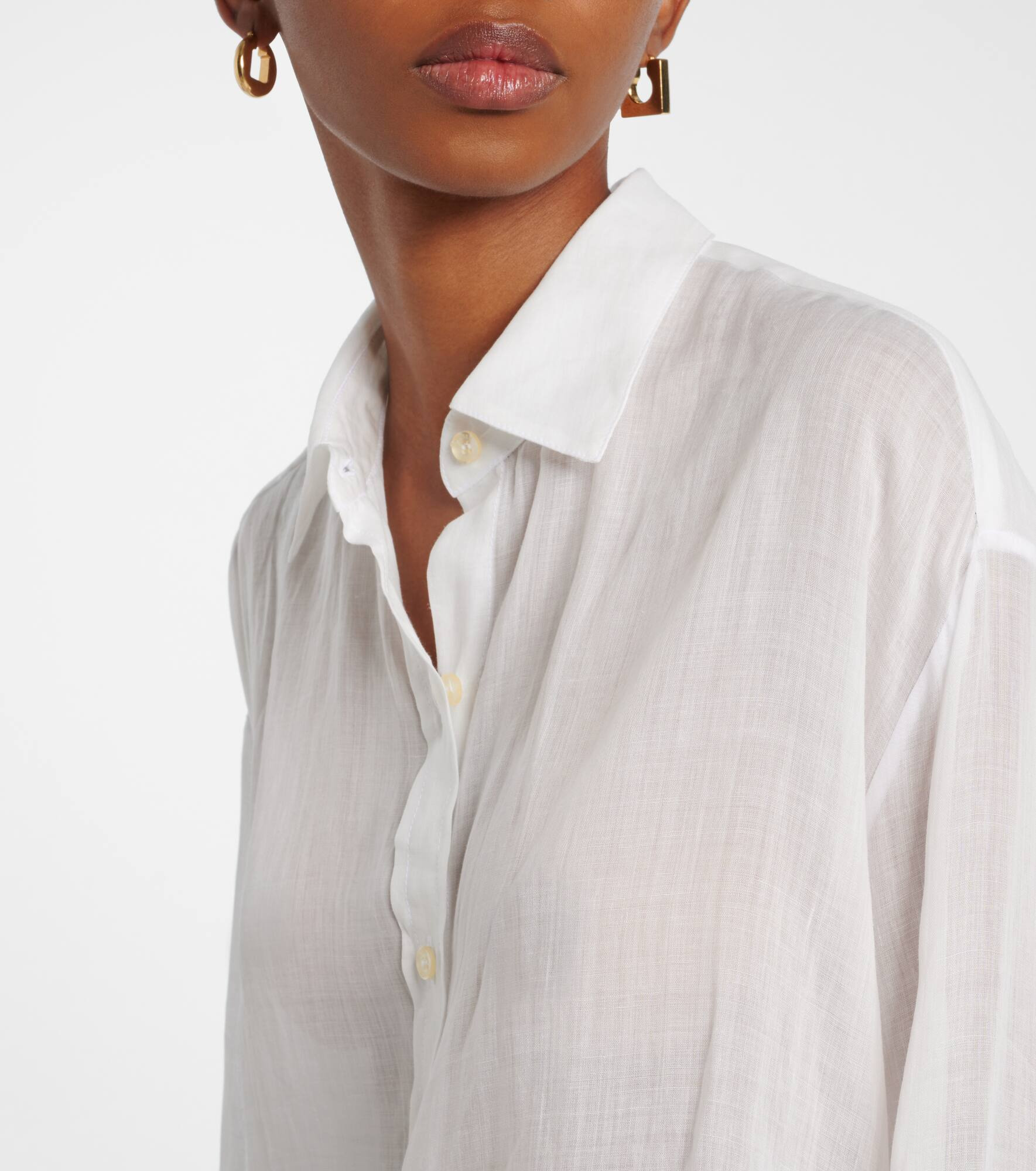 Niko oversized ramie shirt - 4