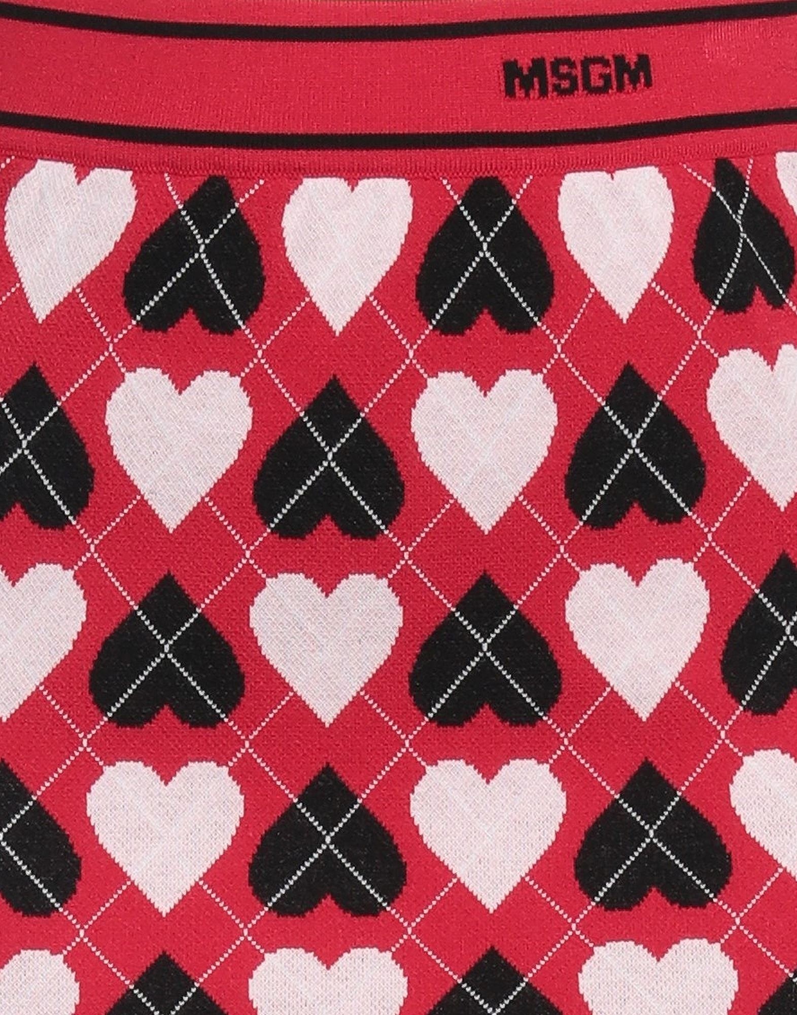 Red Women's Mini Skirt - 4