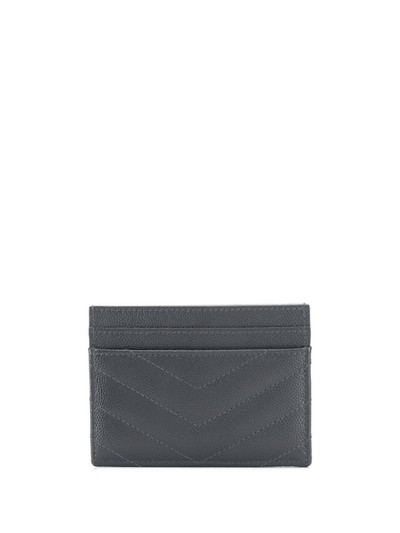 SAINT LAURENT Monogram quilted cardholder outlook