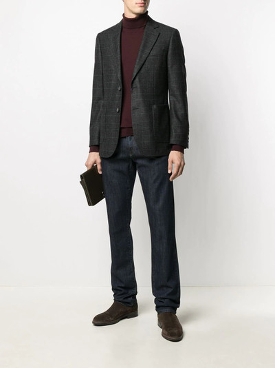 Canali mid-rise straight leg jeans outlook