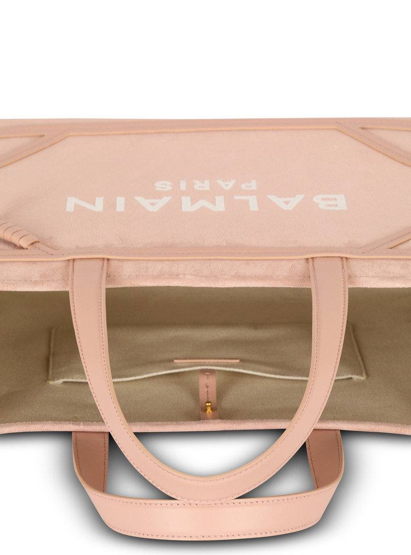 Medium suede B-Army tote bag 6