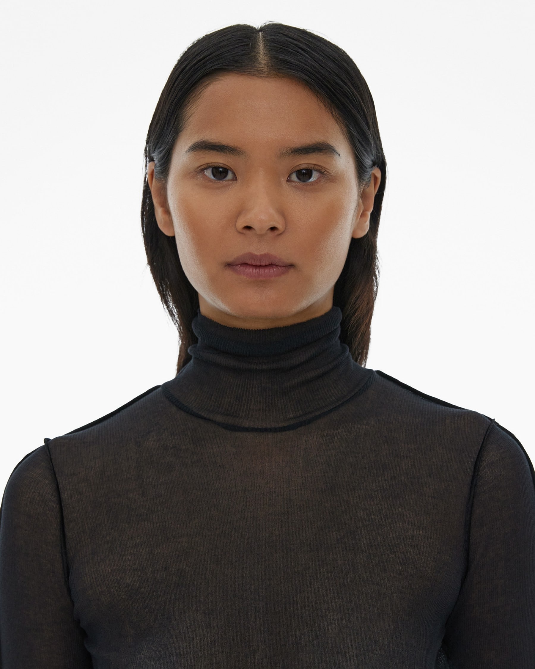 SHEER TURTLENECK TEE - 7