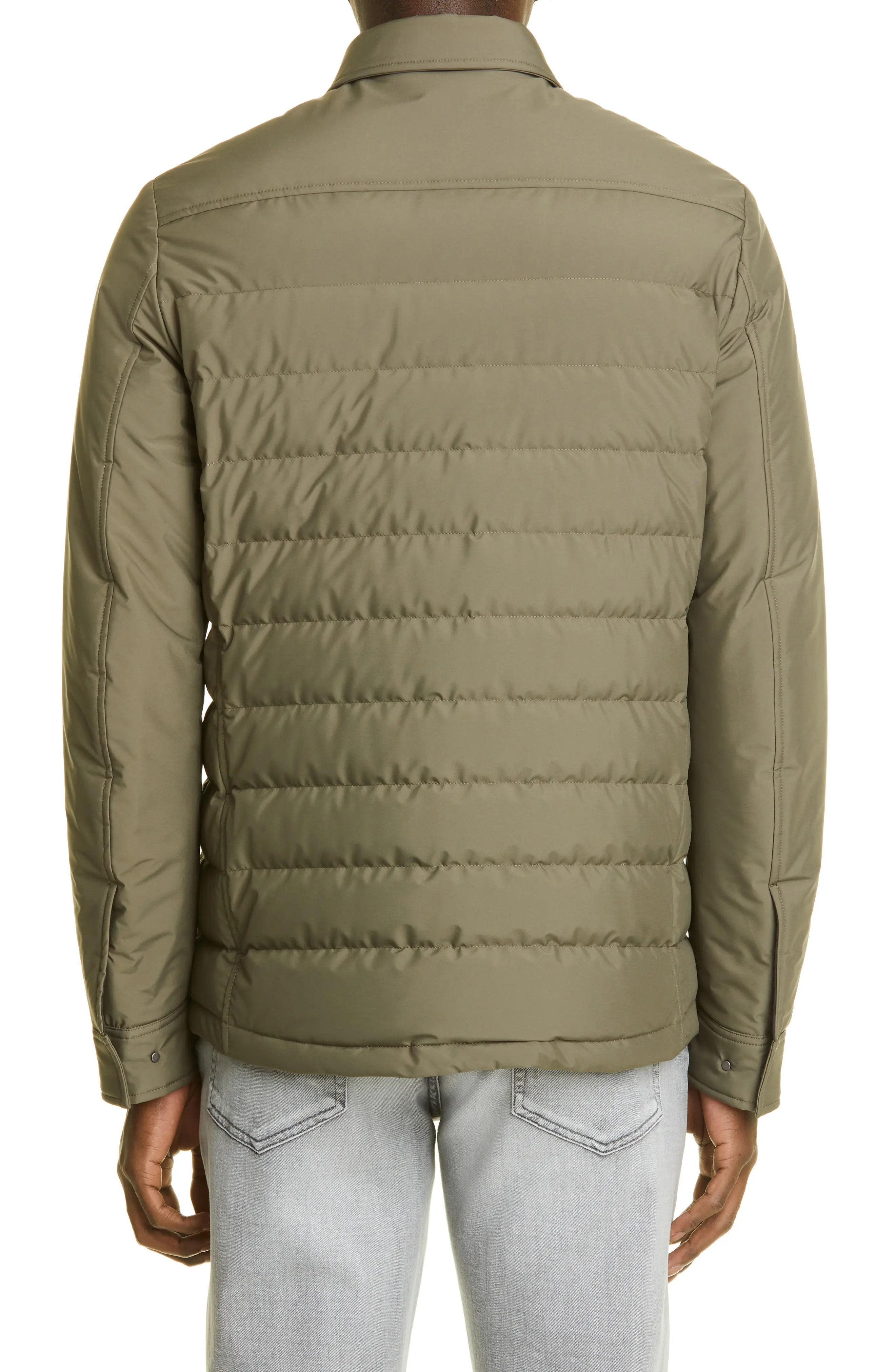 Stratos Quilted Down Shirt Jacket - 2