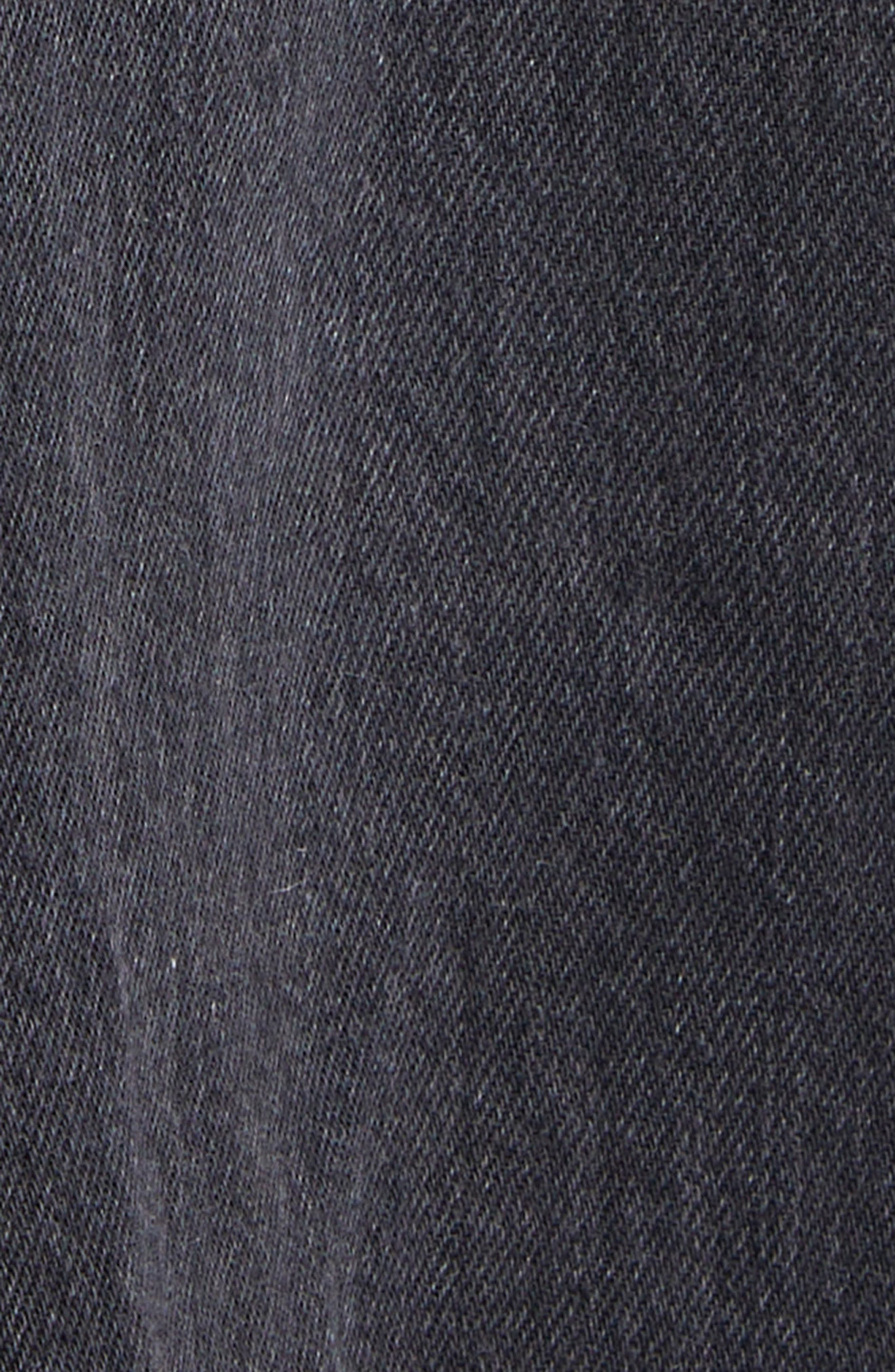 Undercover Mixed Media Midi Skirt in Black at Nordstrom - 6