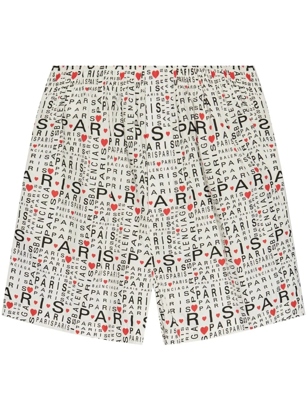 paris-print shorts - 1