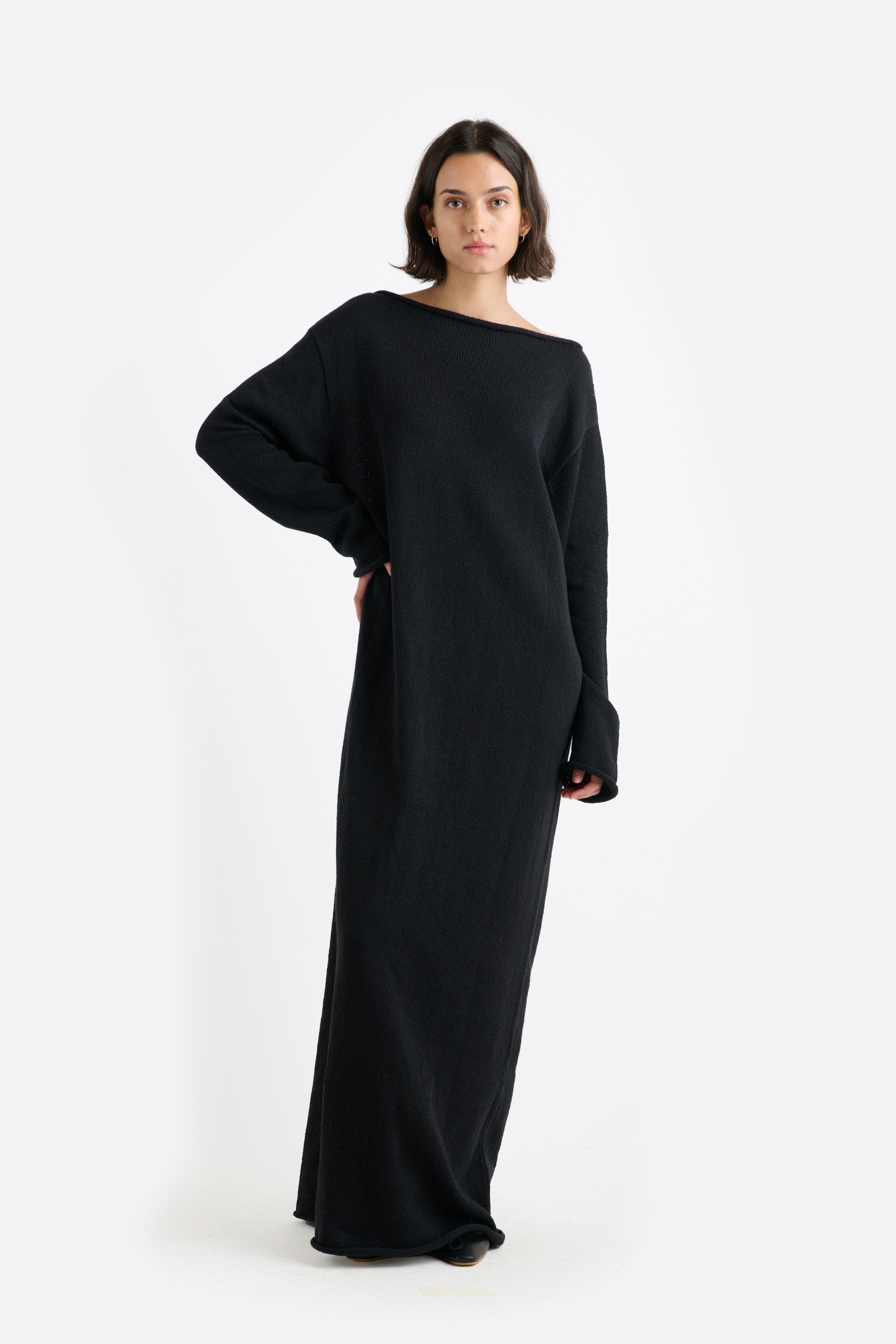 NORA LITE OVERSIZED DRESS L/S - 2