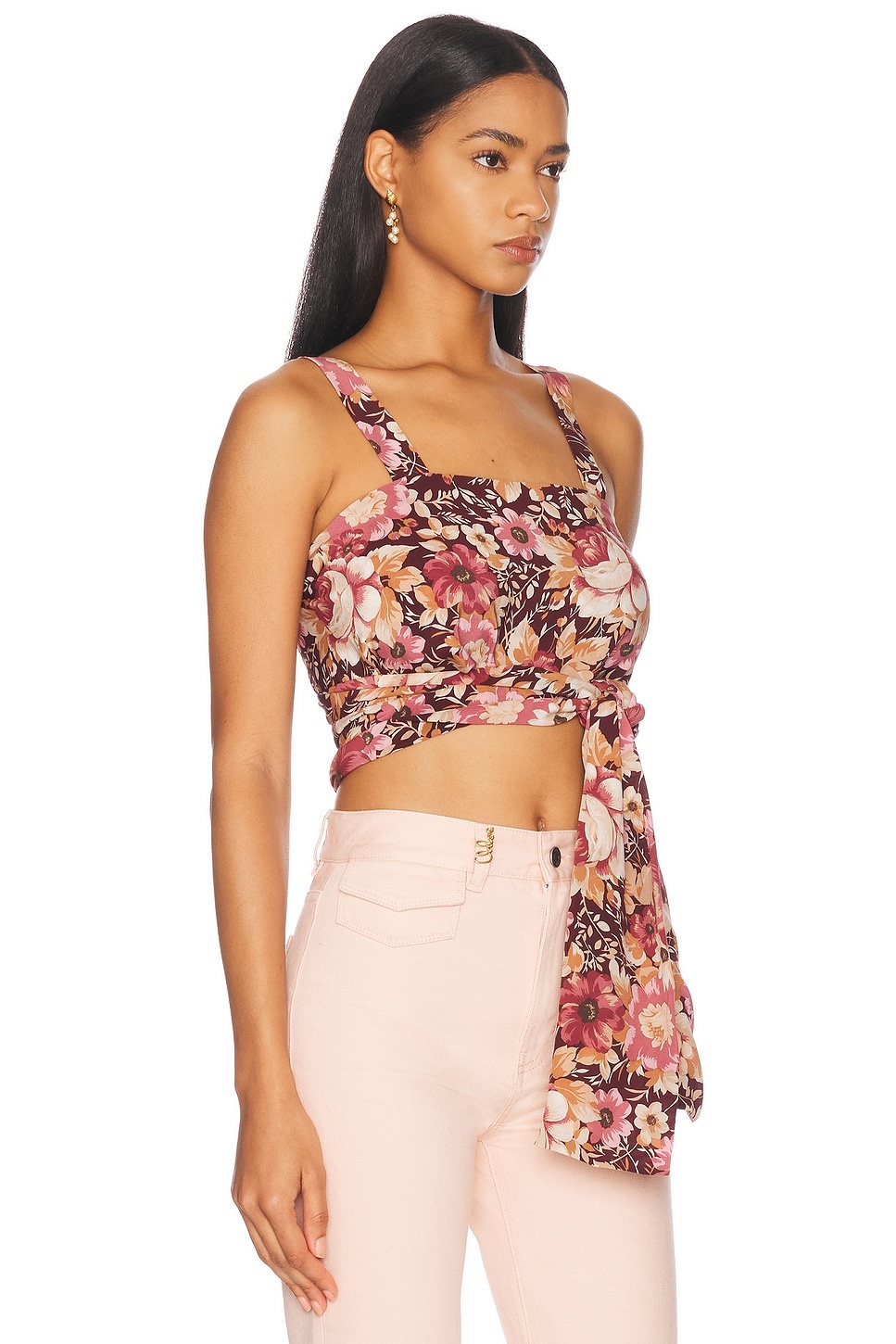 Tie Front Tank Top - 2