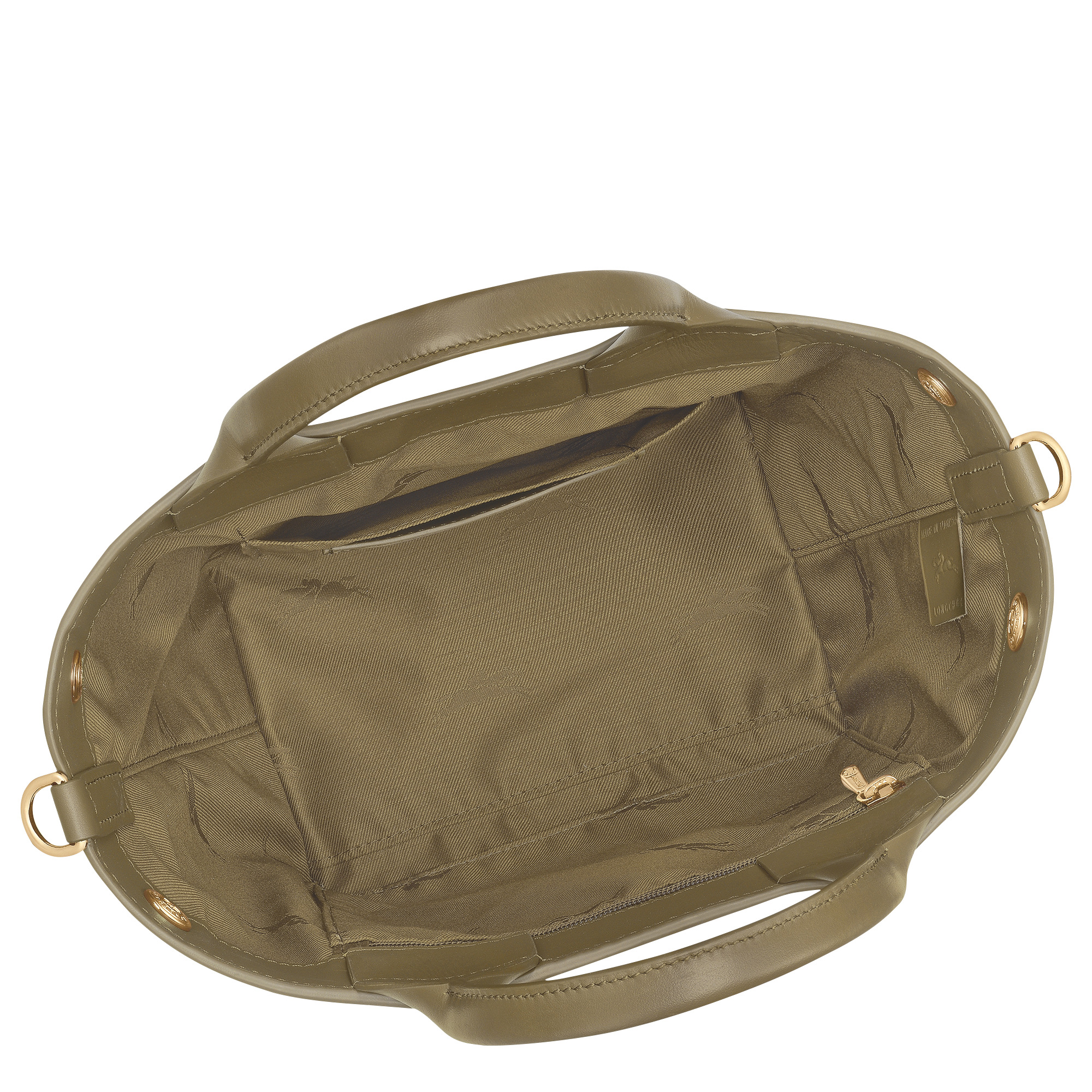 Le Roseau S Handbag Olive - Leather - 6