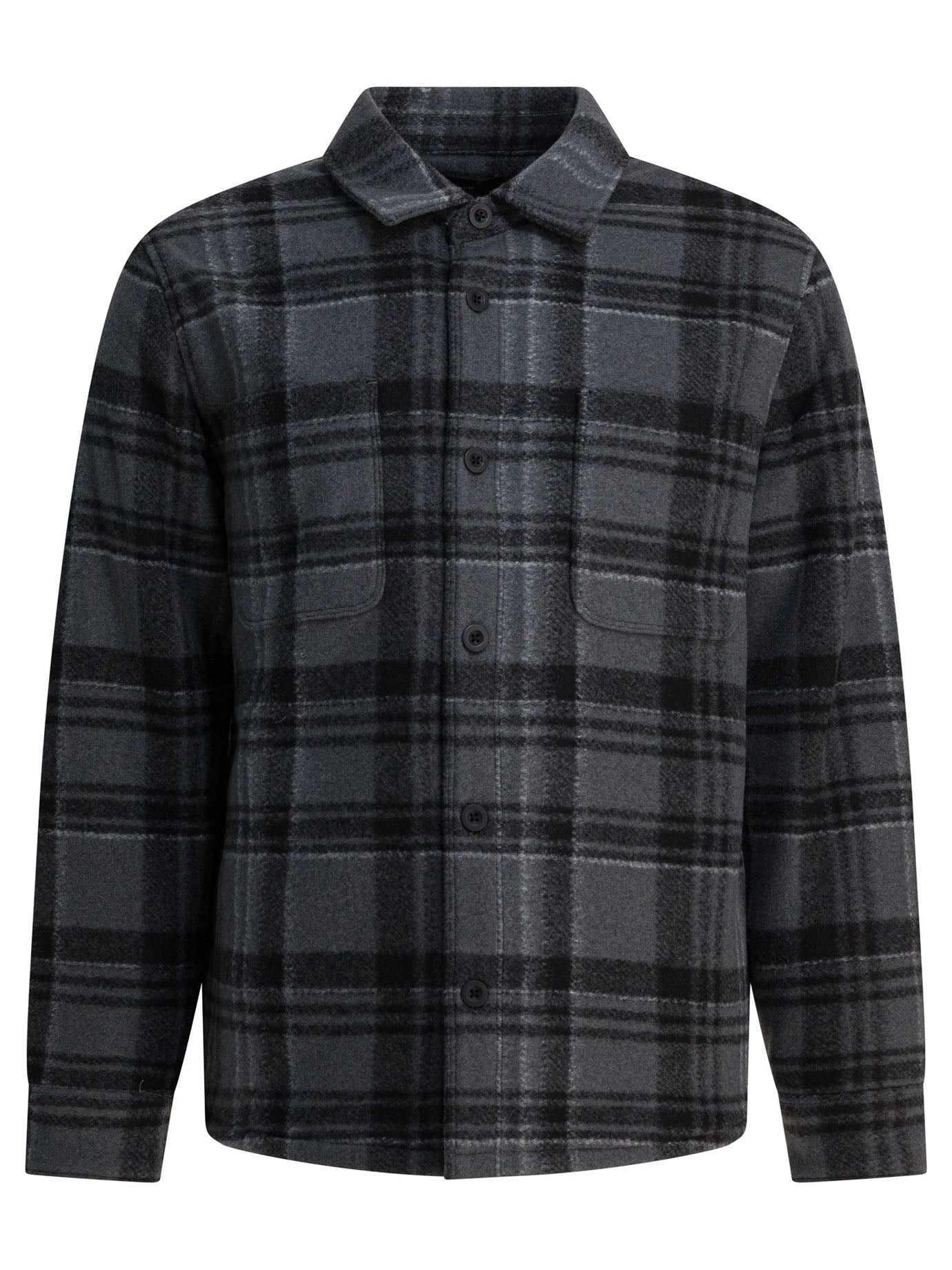 Vince Check Overshirt Jacket - 1
