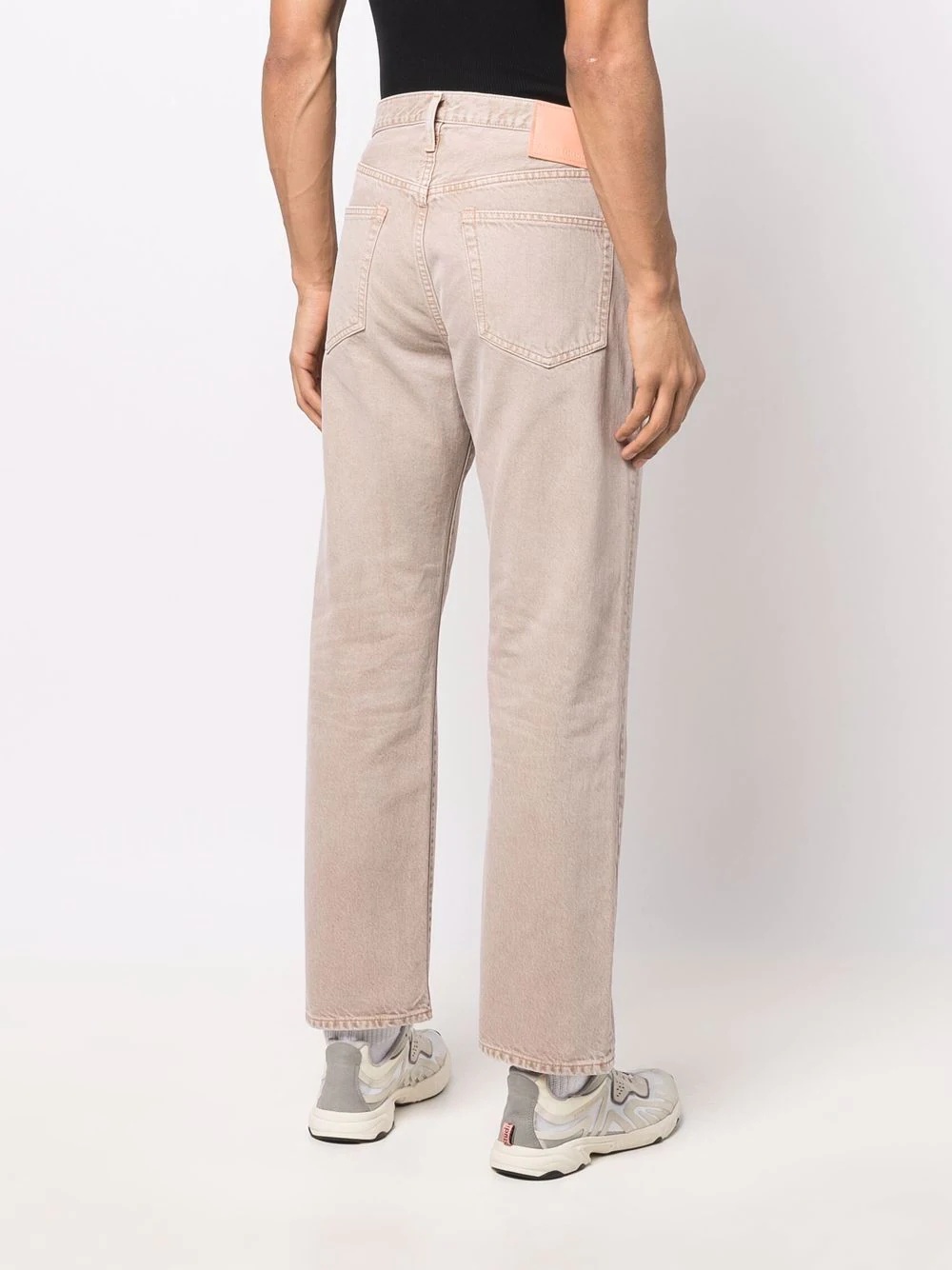 straight-leg cotton jeans - 4