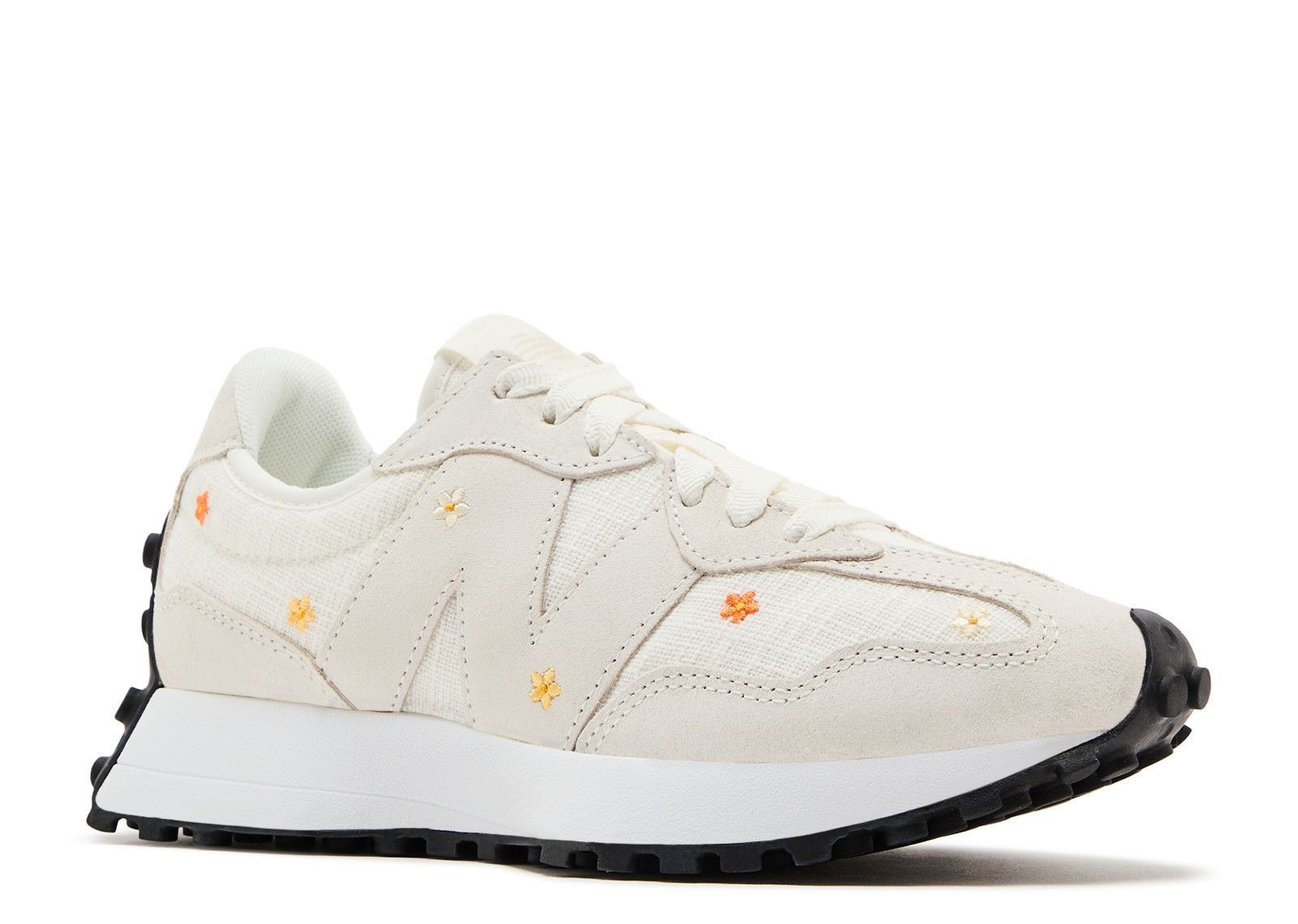 NEW BALANCE WMNS 327 'SEA SALT FLORAL EMBROIDERY' - 2