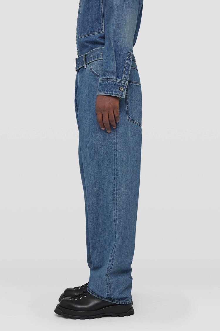 Loose Denim Trousers - 5