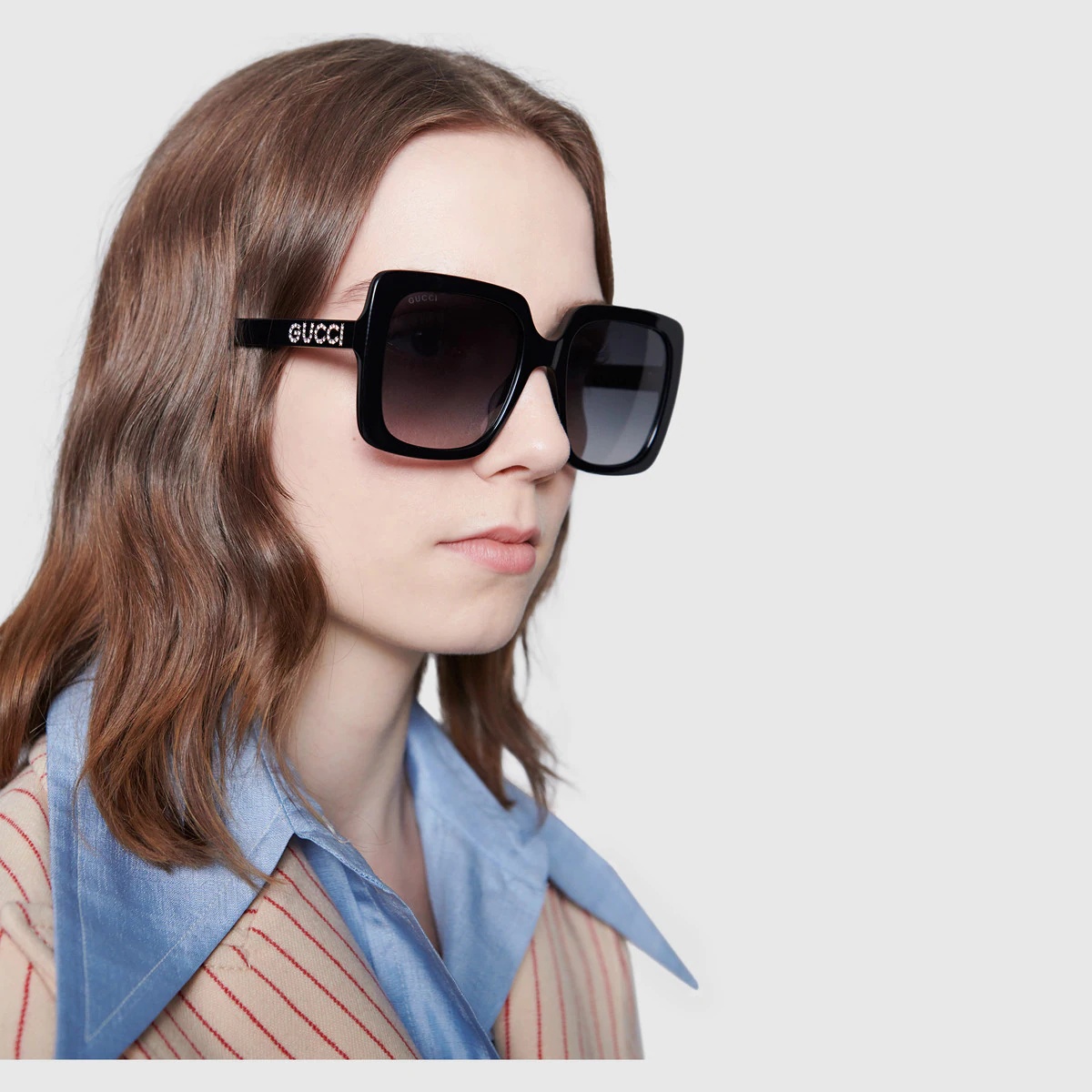 Oversize rectangular sunglasses - 3