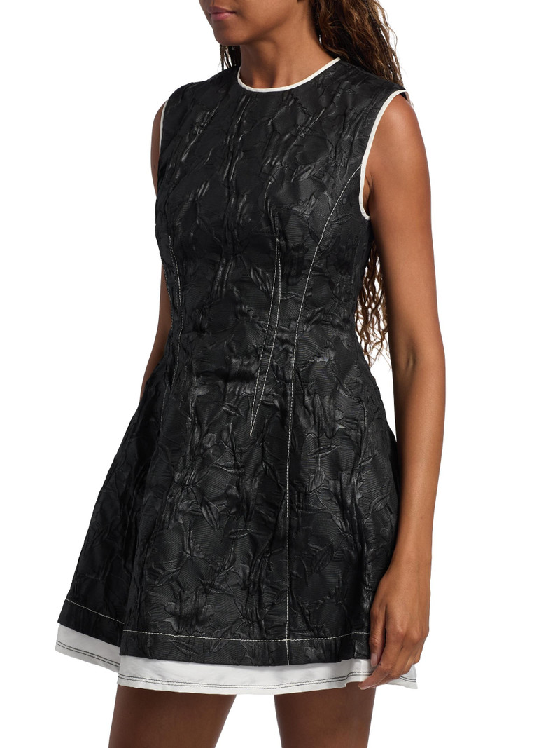 Women's Audrina Floral Sleeveless Minidress - Black 4