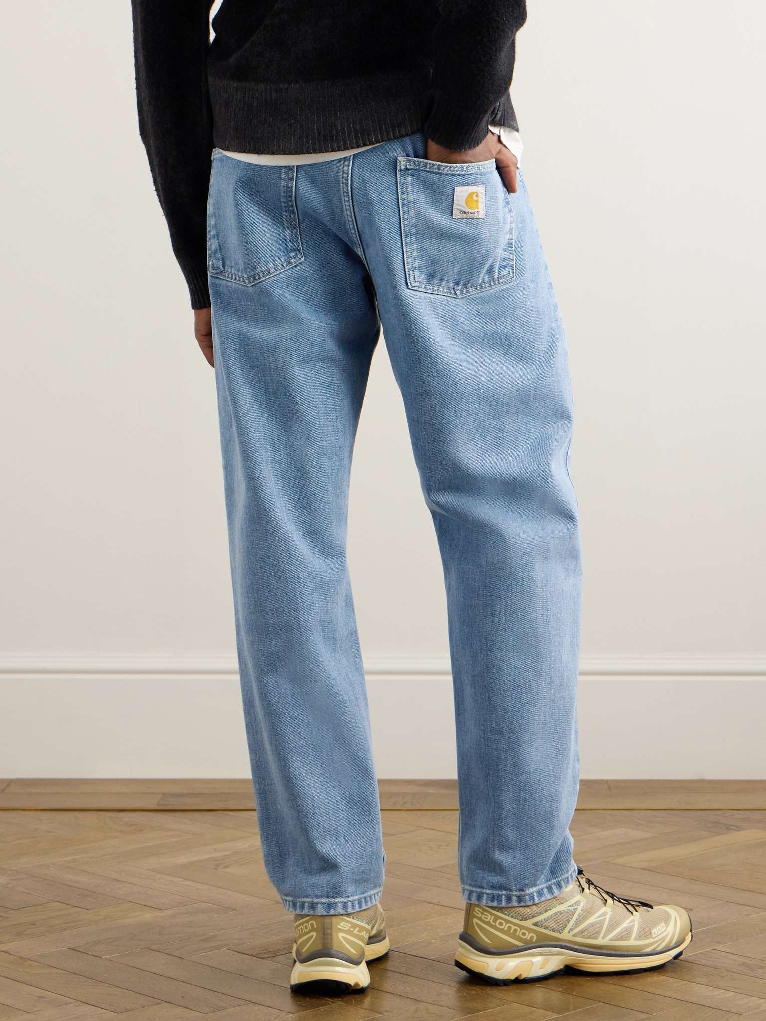 Newel Tapered Logo-Appliquéd Jeans - 4