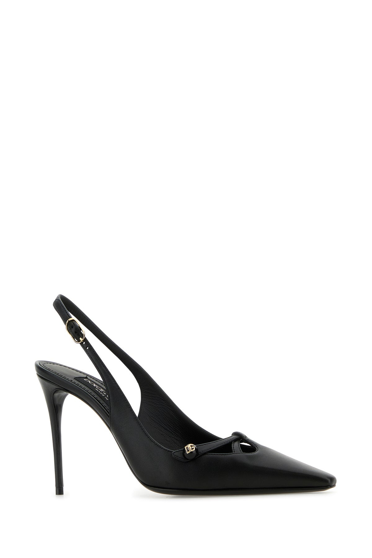 Black leather pumps - 2