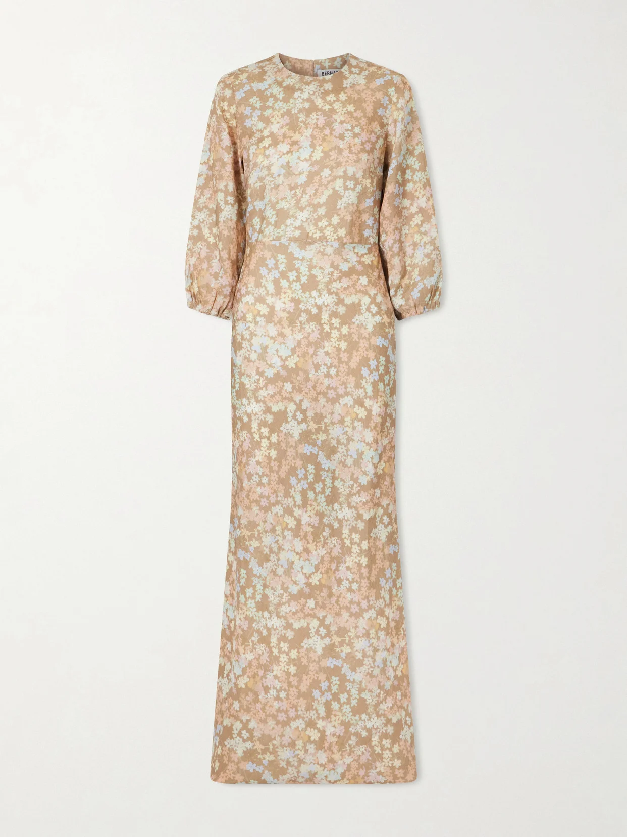 Berna Floral-print Linen Maxi Dress - 1