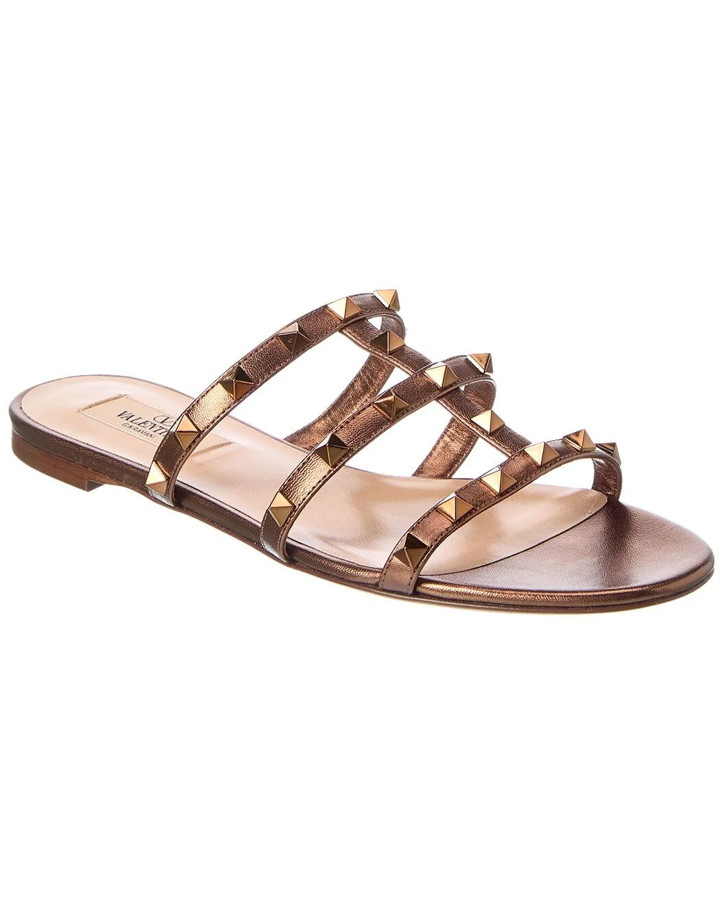 Valentino Rockstud Caged Leather Sandal - 1