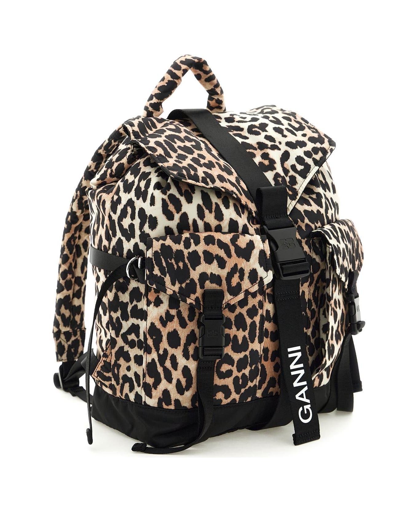 'leo' Multicolor Recycled Polyester Backpack - 3