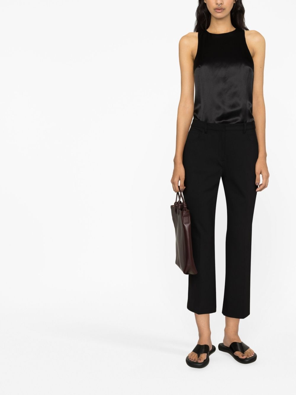 cropped tailored trousers - 2