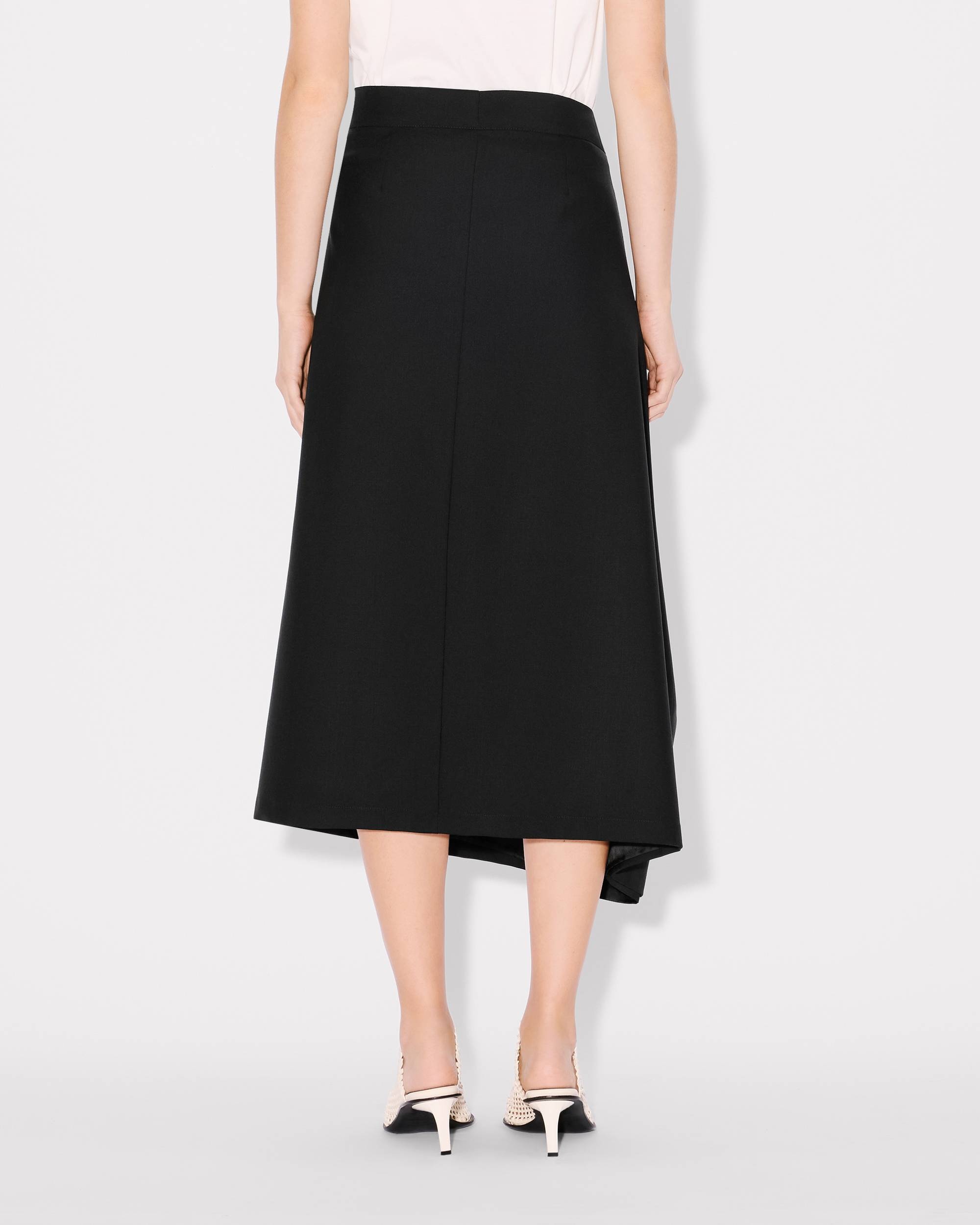 Midi skirt in virgin wool - 5