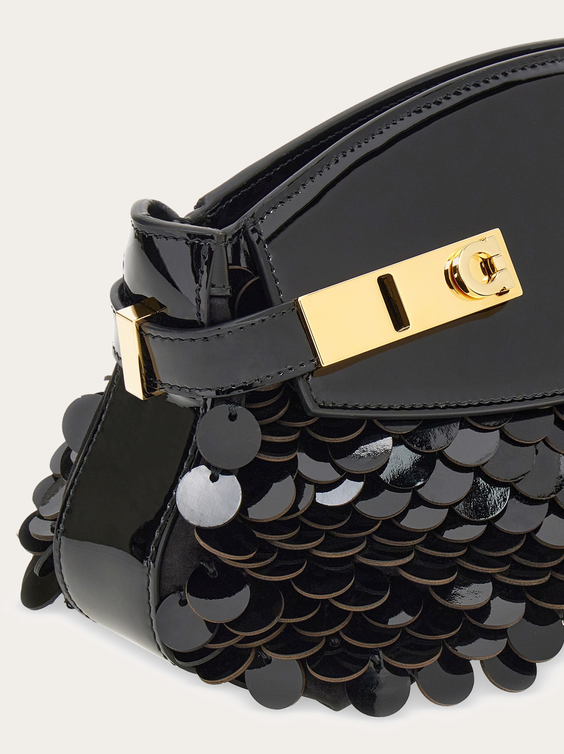 Hug handbag with sequins (S) - 8